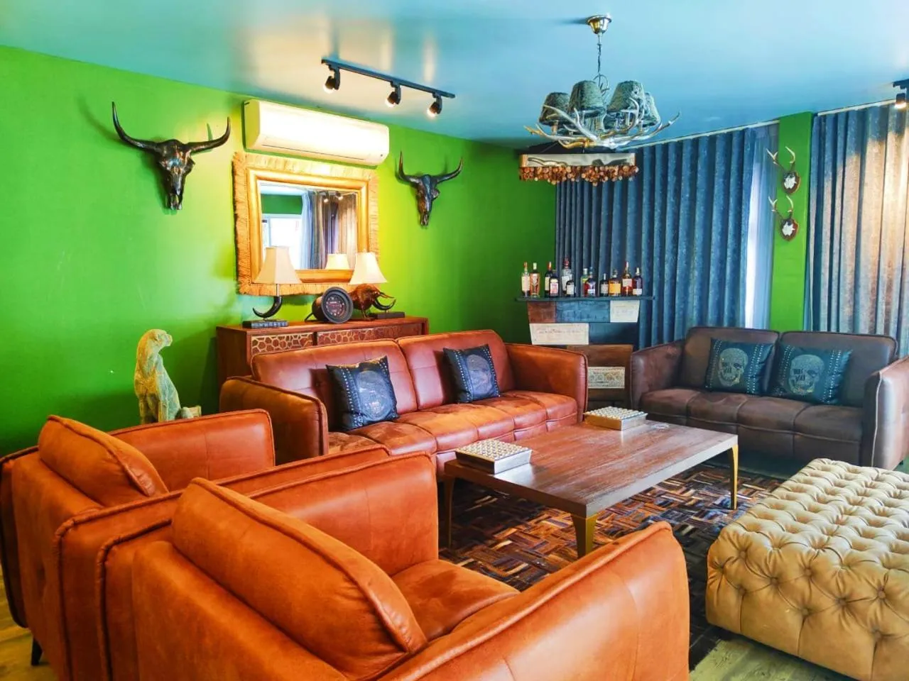 Seating area in Dash Box Hotel Cyberjaya