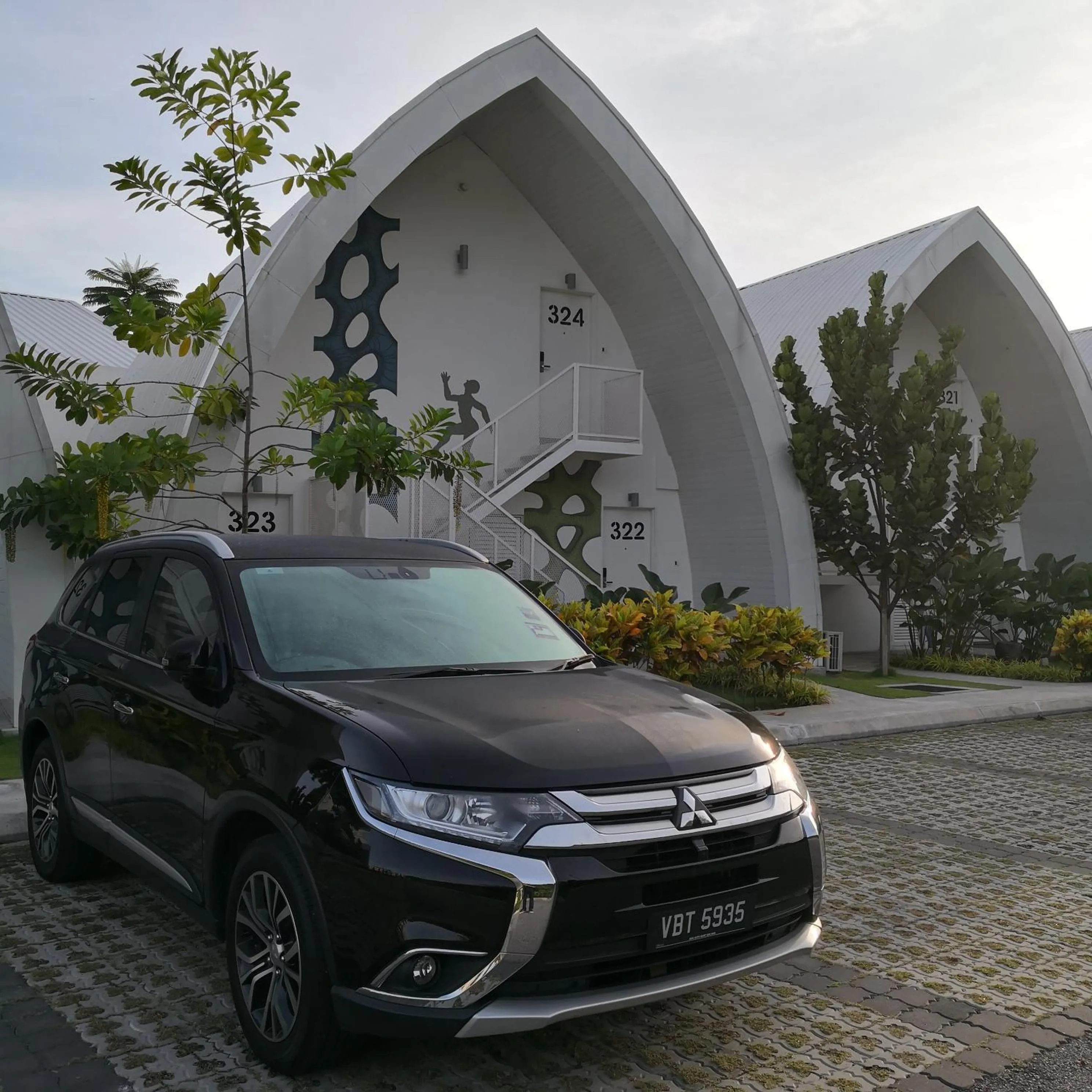 Parking in Dash Box Hotel Cyberjaya