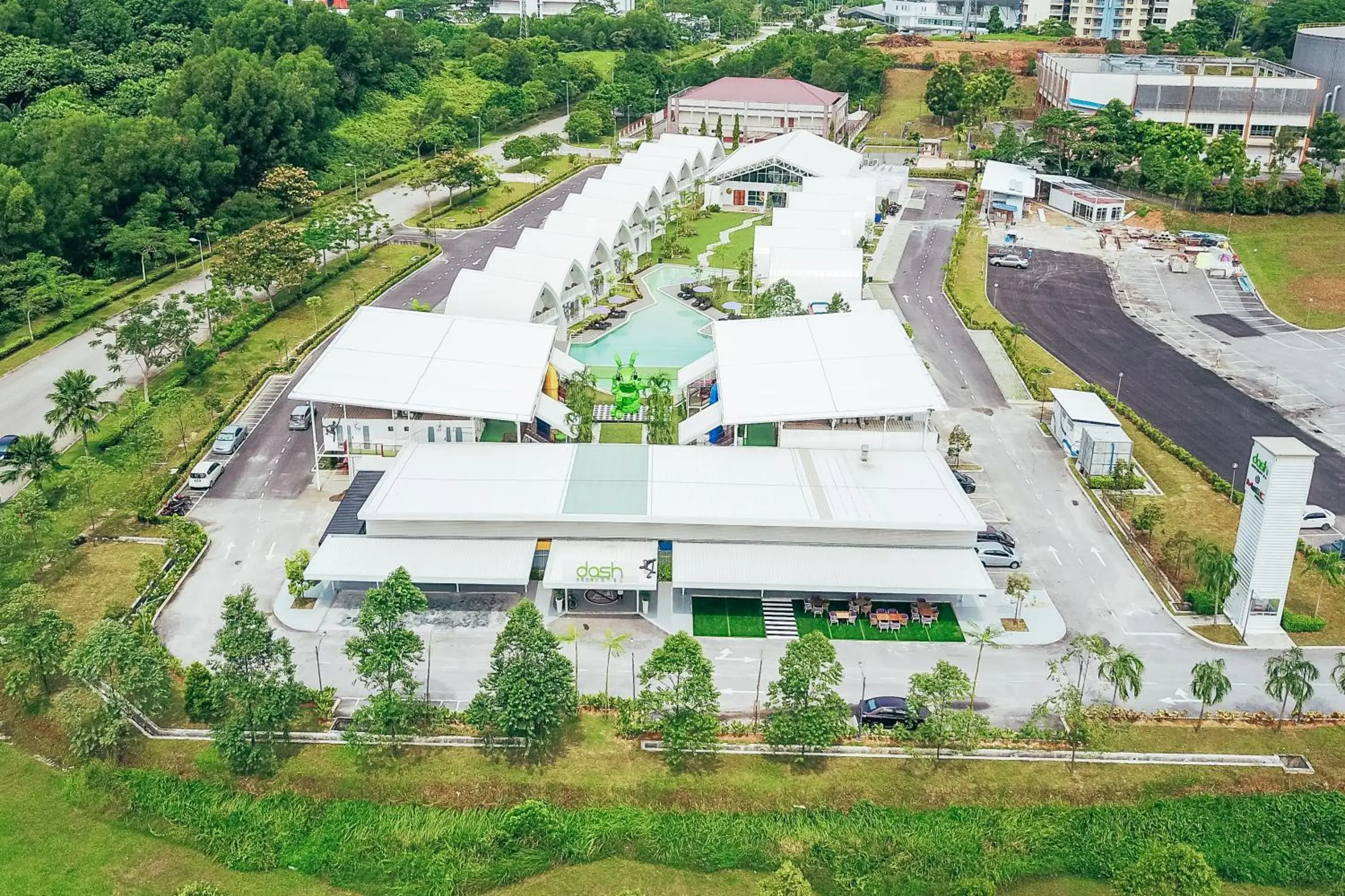 Property building in Dash Box Hotel Cyberjaya Property building in Dash Box Hotel Cyberjaya