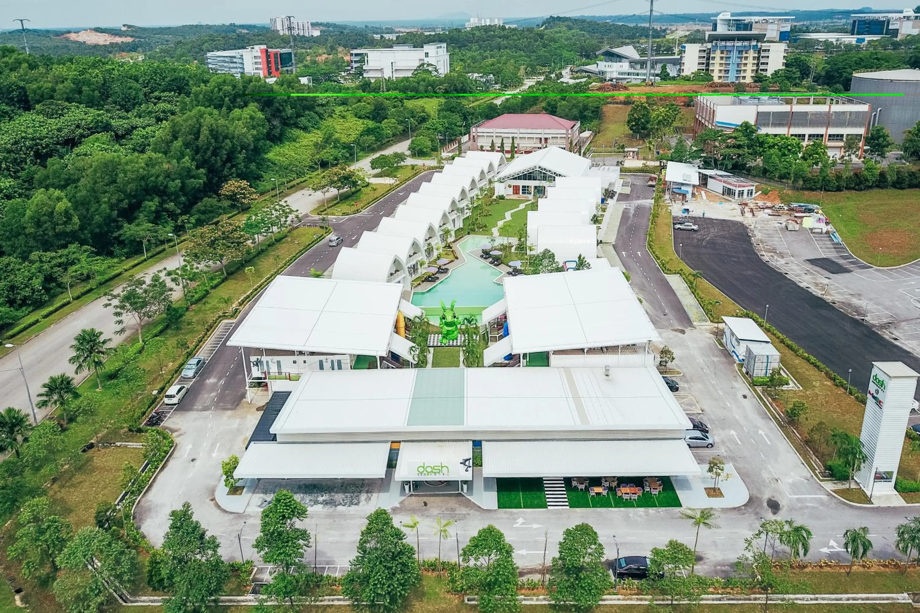 Property building in Dash Box Hotel Cyberjaya