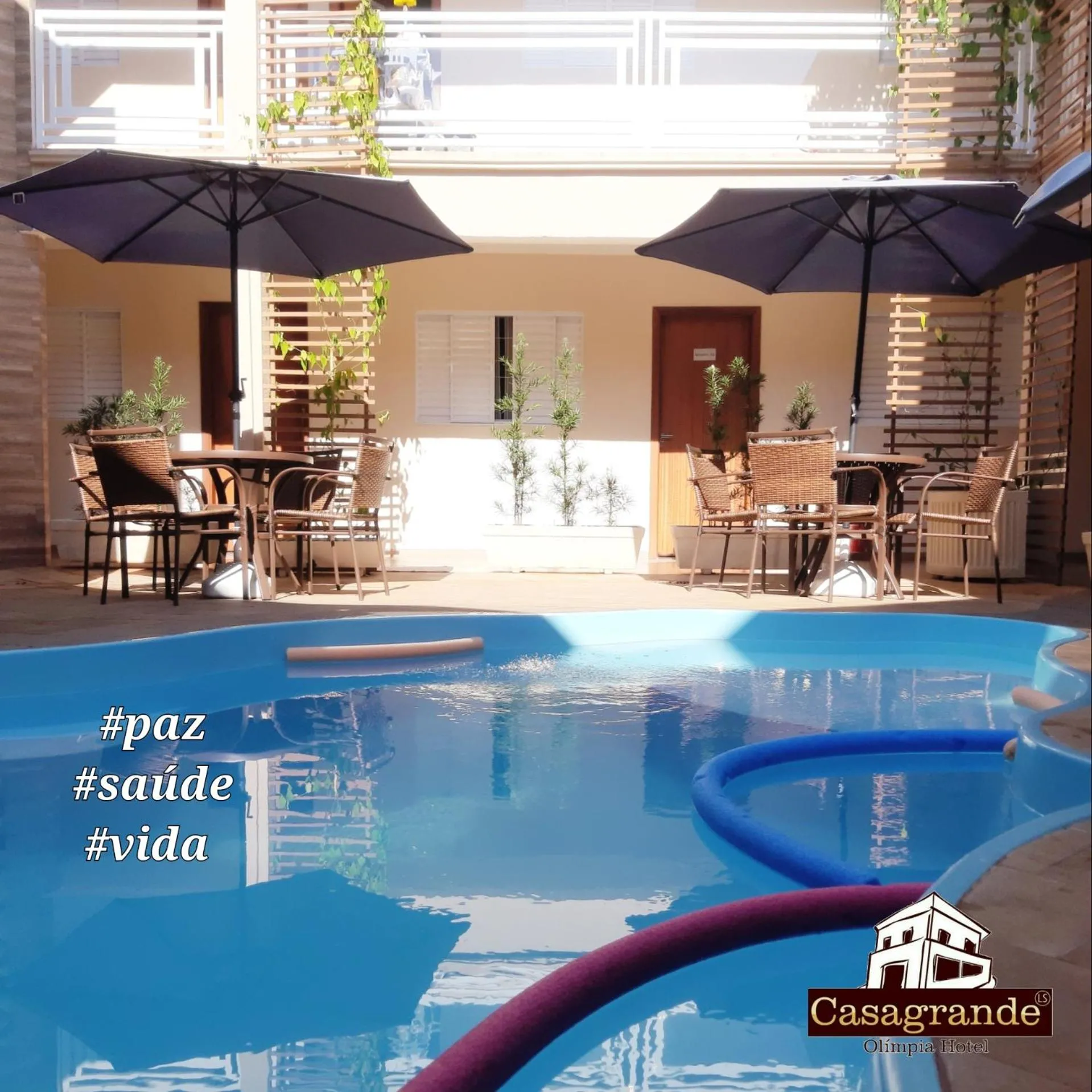 Swimming pool in Casagrande Olímpia Hotel