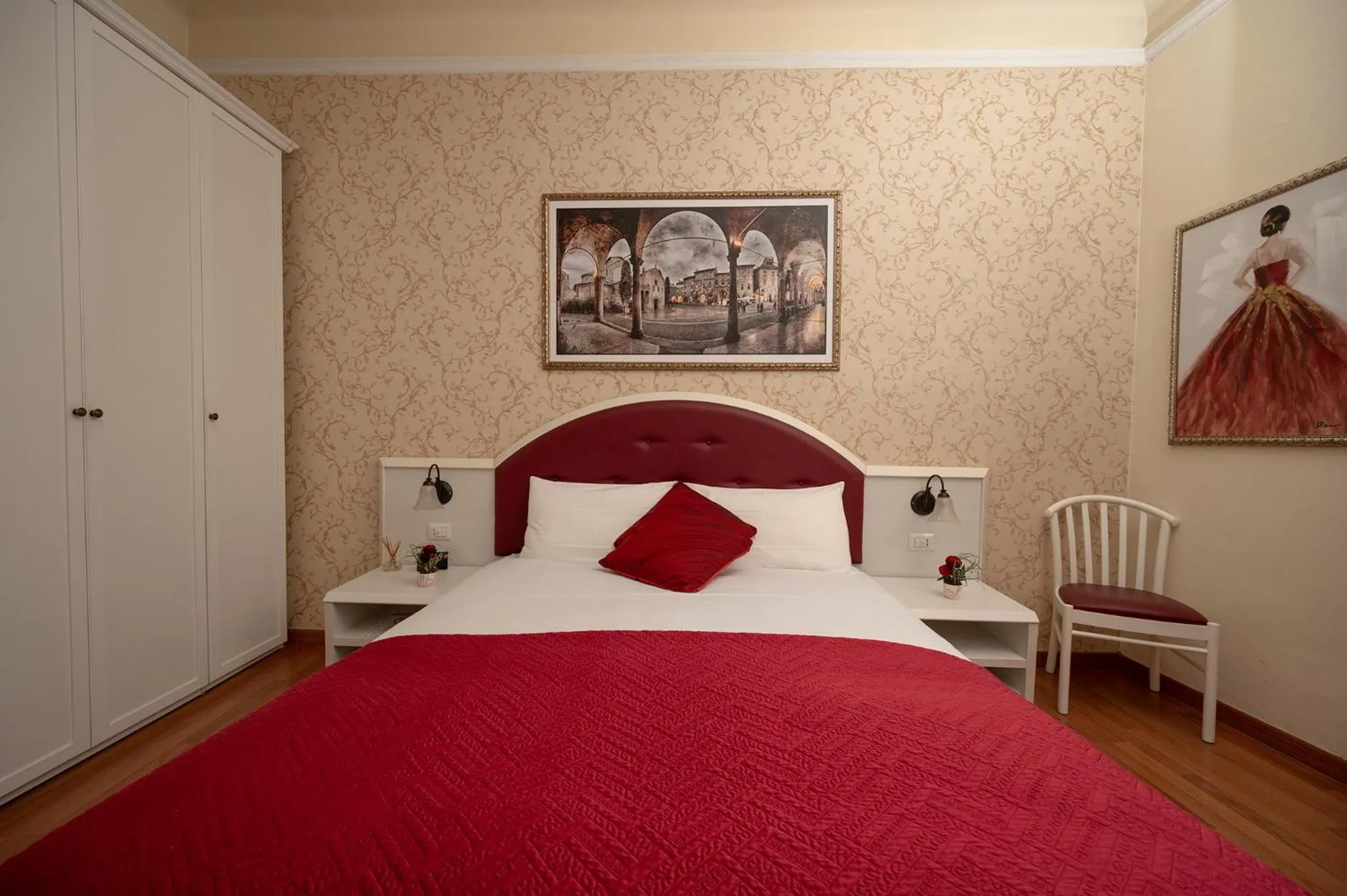 Bed in Casa Faccioli Luxury B&B & Wellness