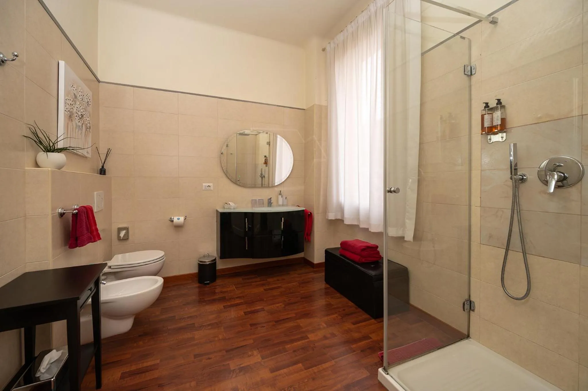 Shower in Casa Faccioli Luxury B&B & Wellness