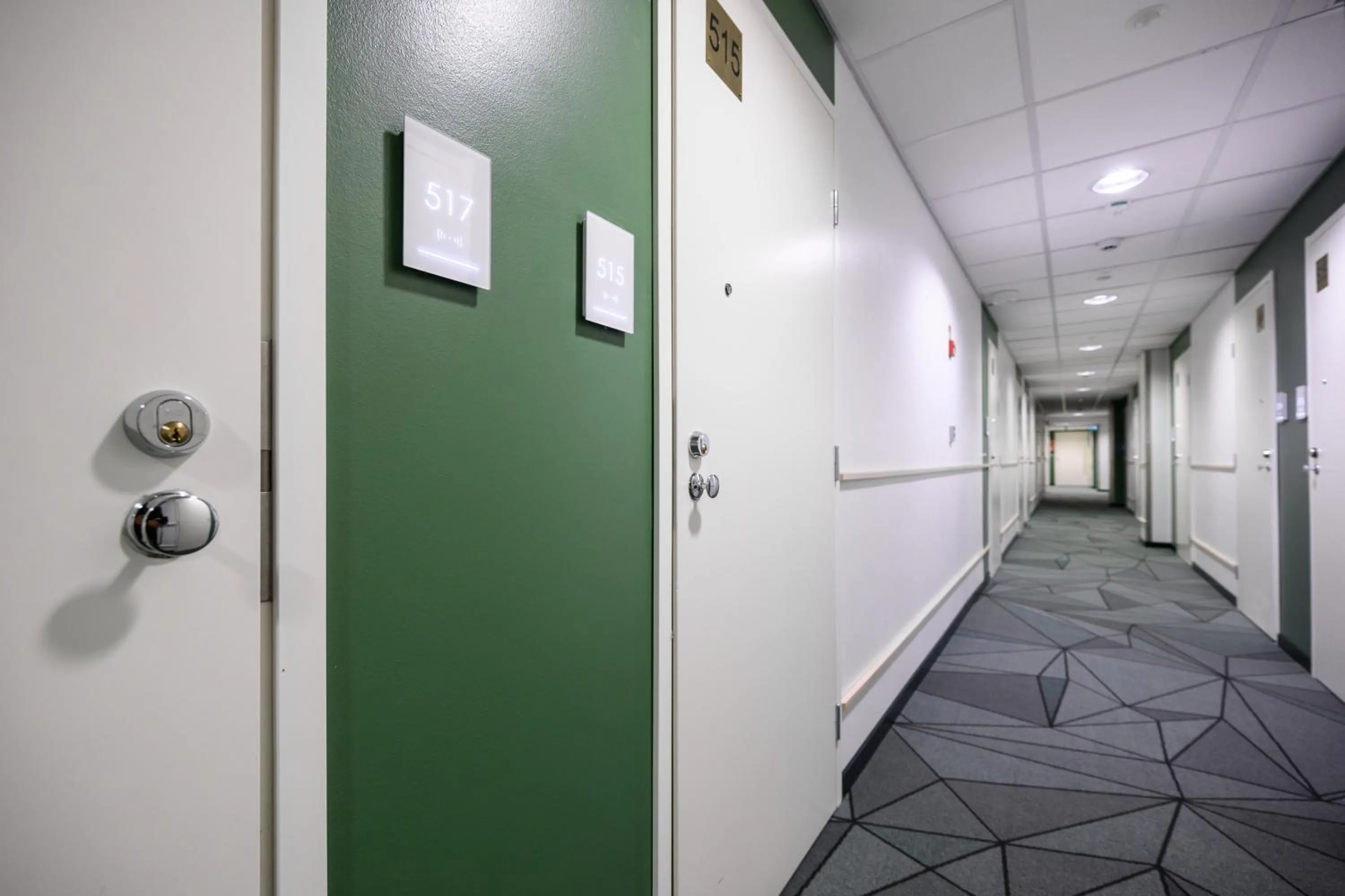 Decorative detail in GreenStar Hotel Oulu