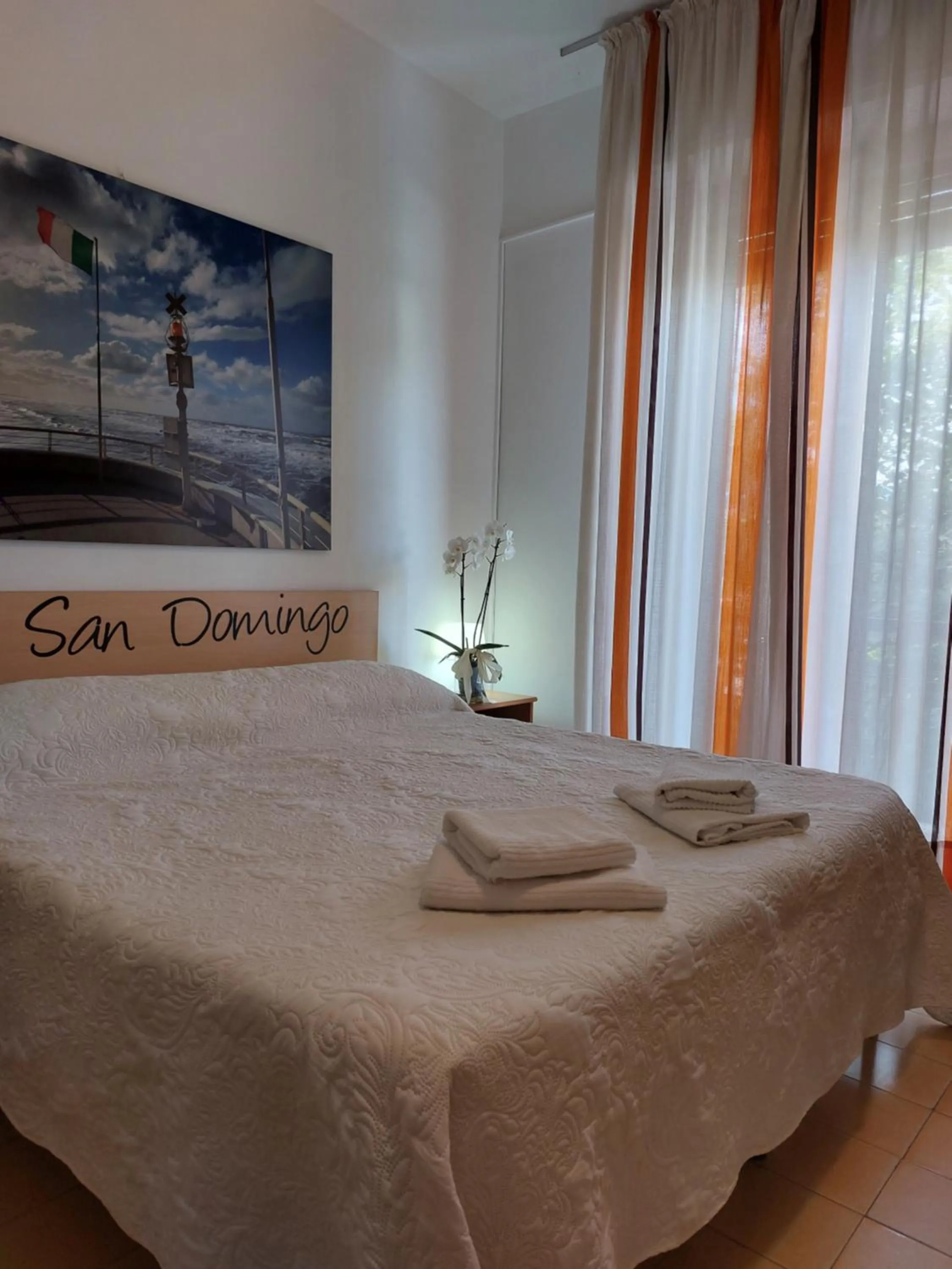 Bed in Hotel San Domingo