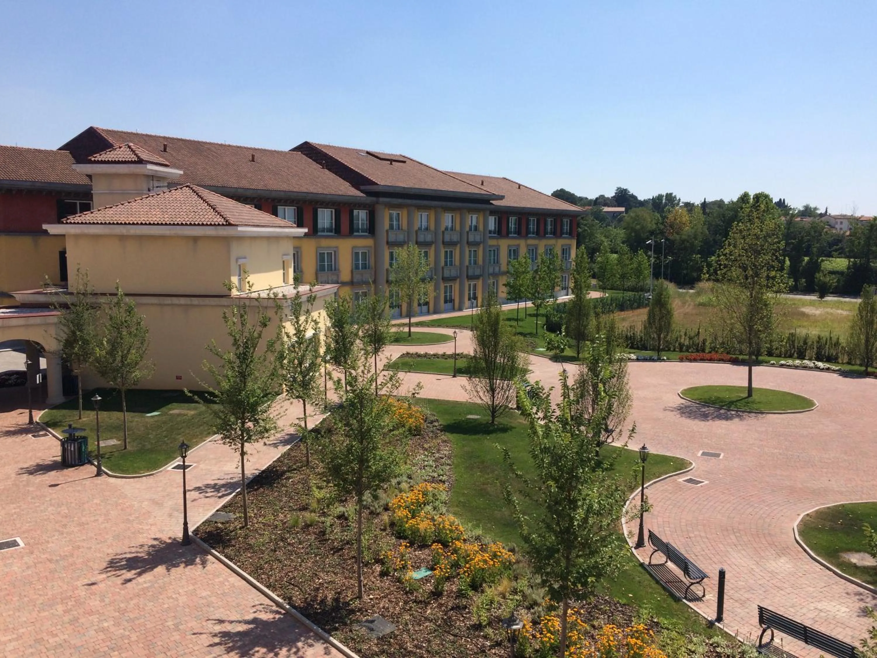 Garden view in Gardaland Adventure Hotel