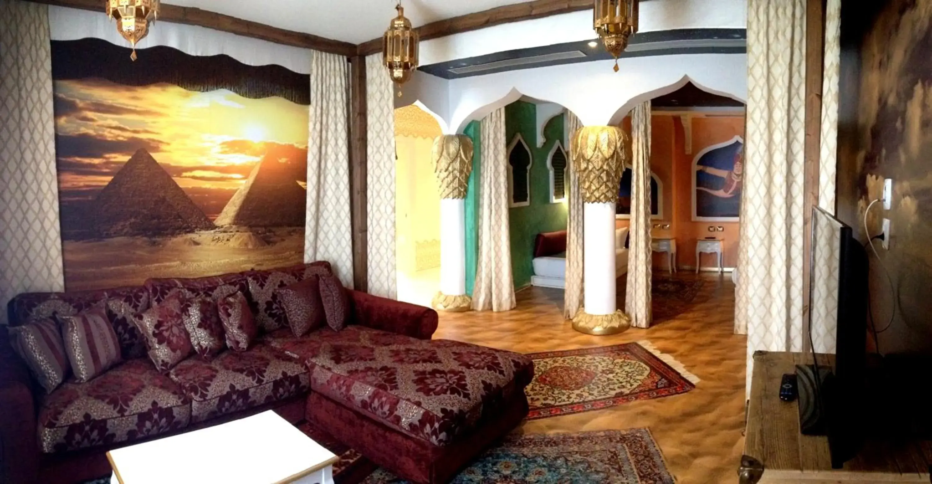 Living room in Gardaland Adventure Hotel Living room in Gardaland Adventure Hotel