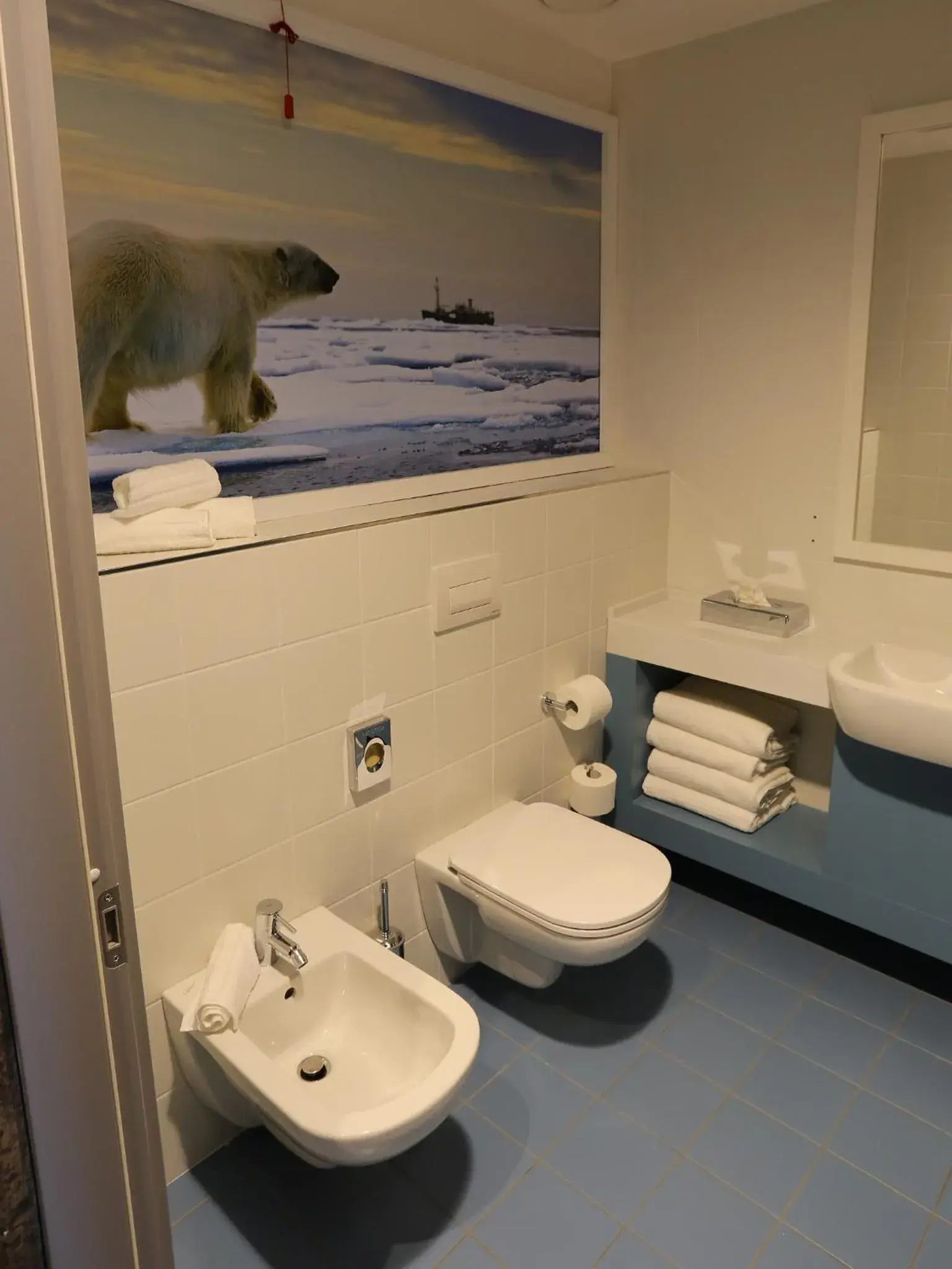 Bathroom in Gardaland Adventure Hotel Bathroom in Gardaland Adventure Hotel