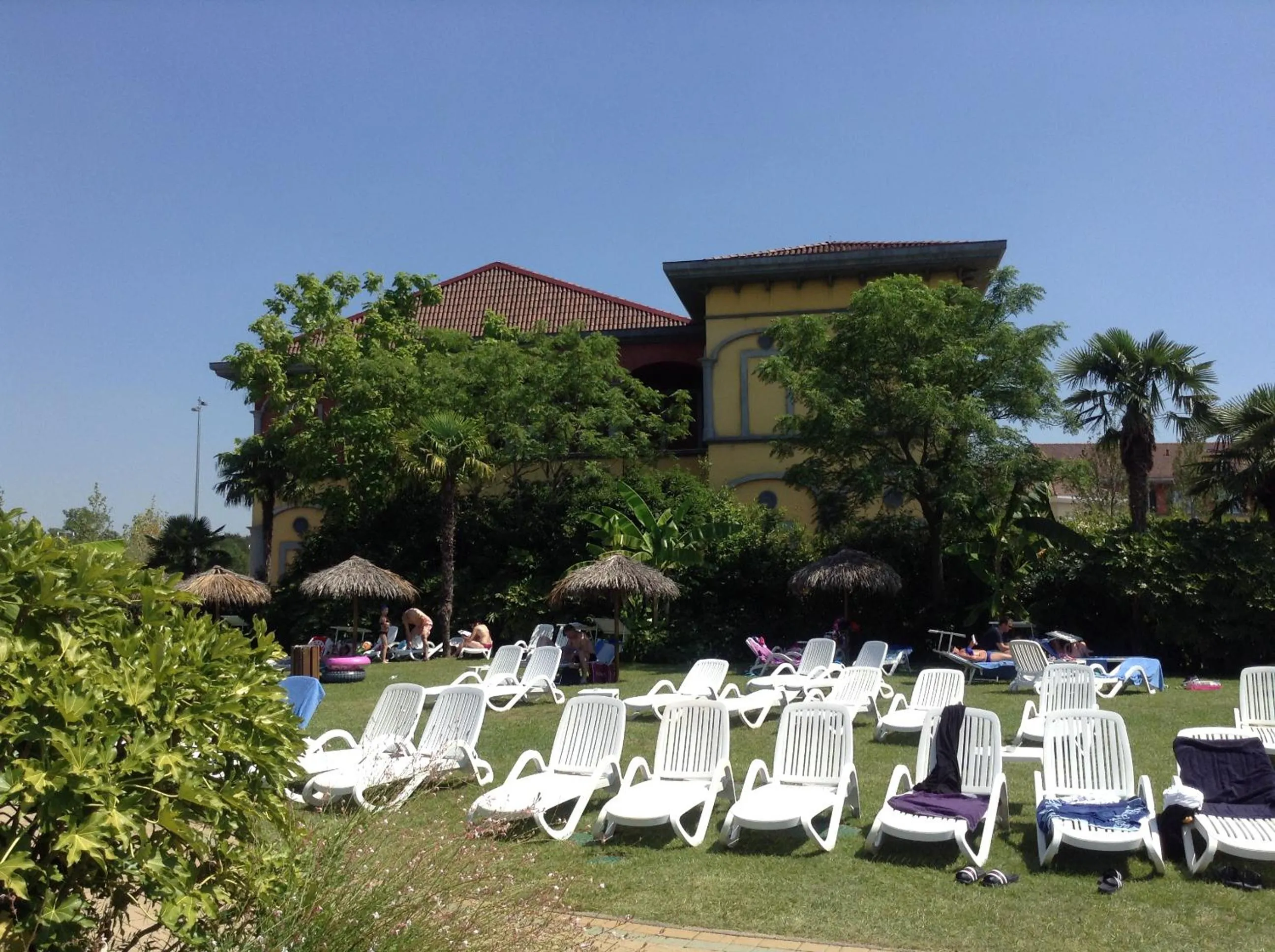 Garden view in Gardaland Adventure Hotel