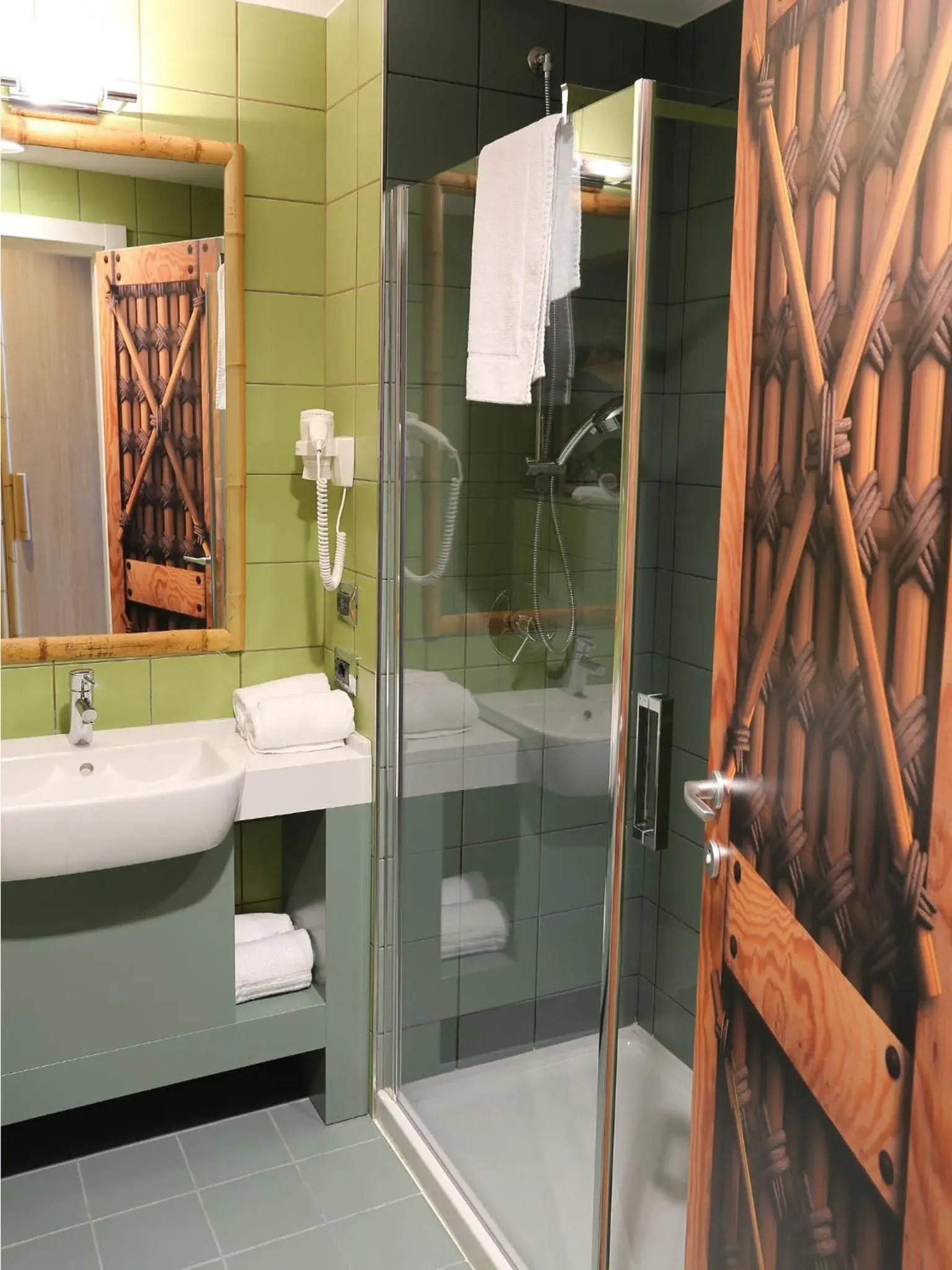 Bathroom in Gardaland Adventure Hotel Bathroom in Gardaland Adventure Hotel