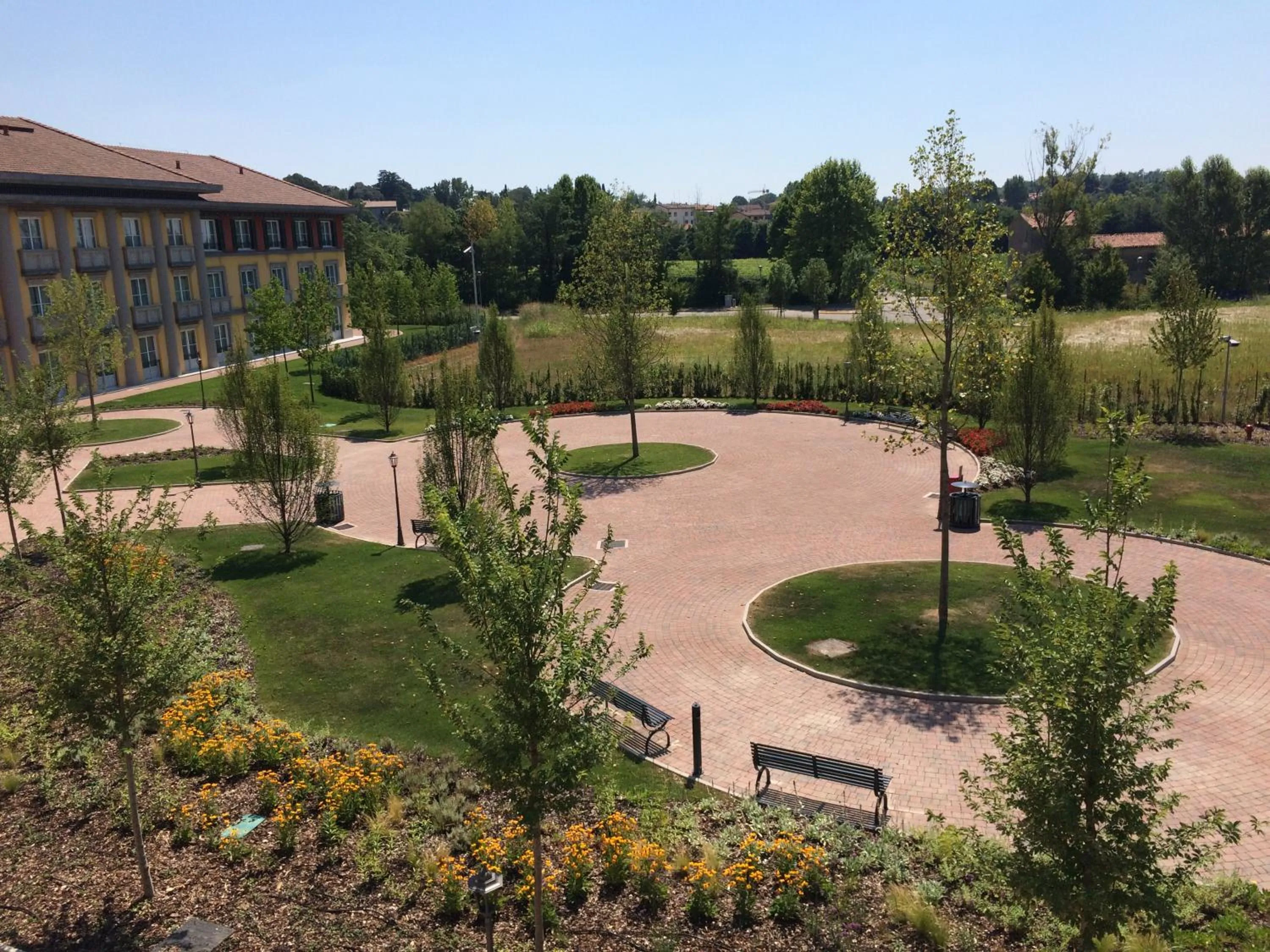 Garden view in Gardaland Adventure Hotel