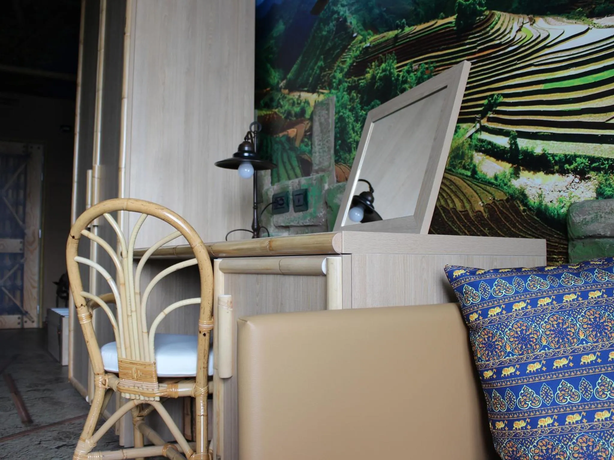 Decorative detail in Gardaland Adventure Hotel