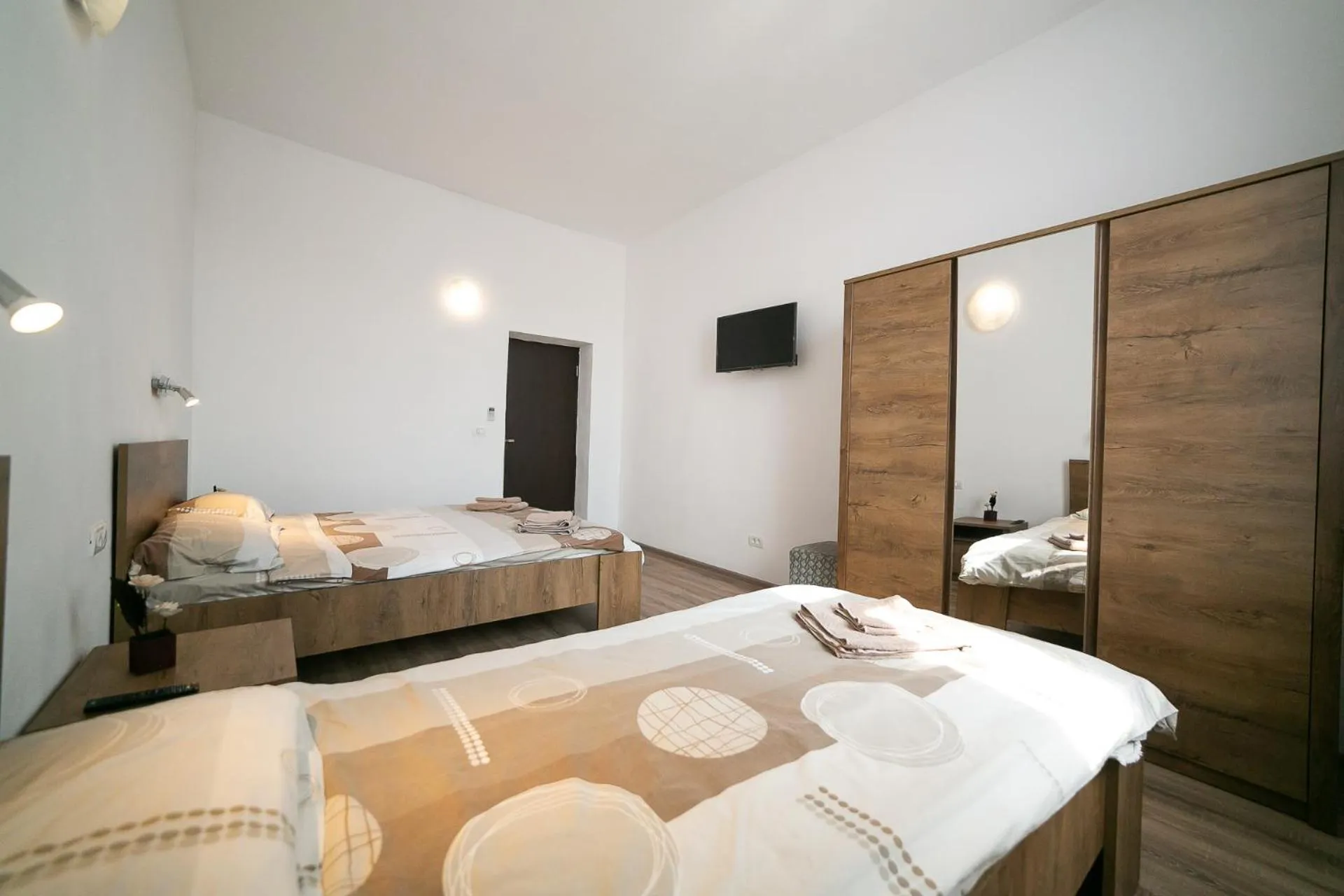Bedroom, Bed in BOUL ROSU RESIDENCE free private parking