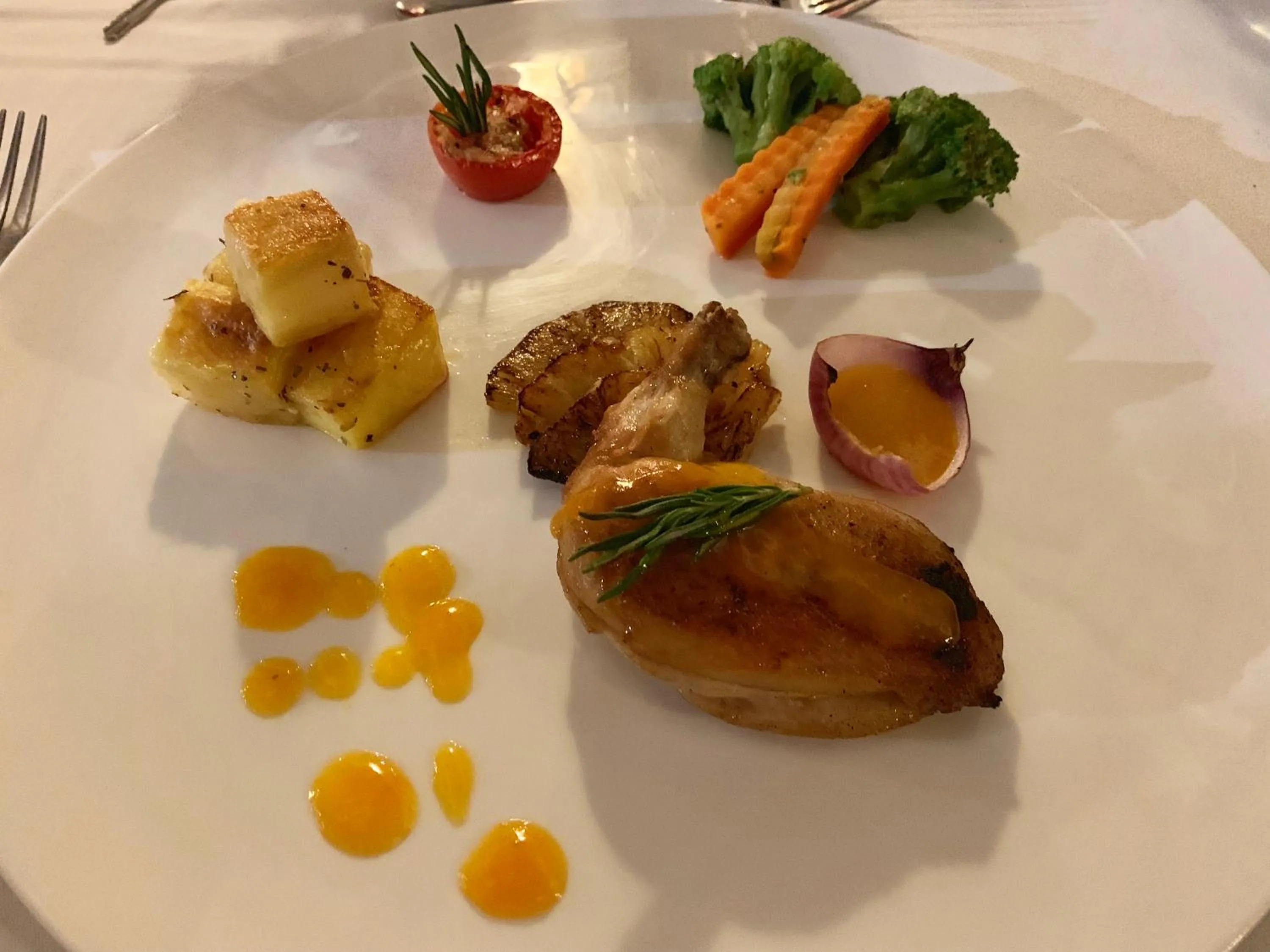 Food and drinks in The Sands Beach Resort