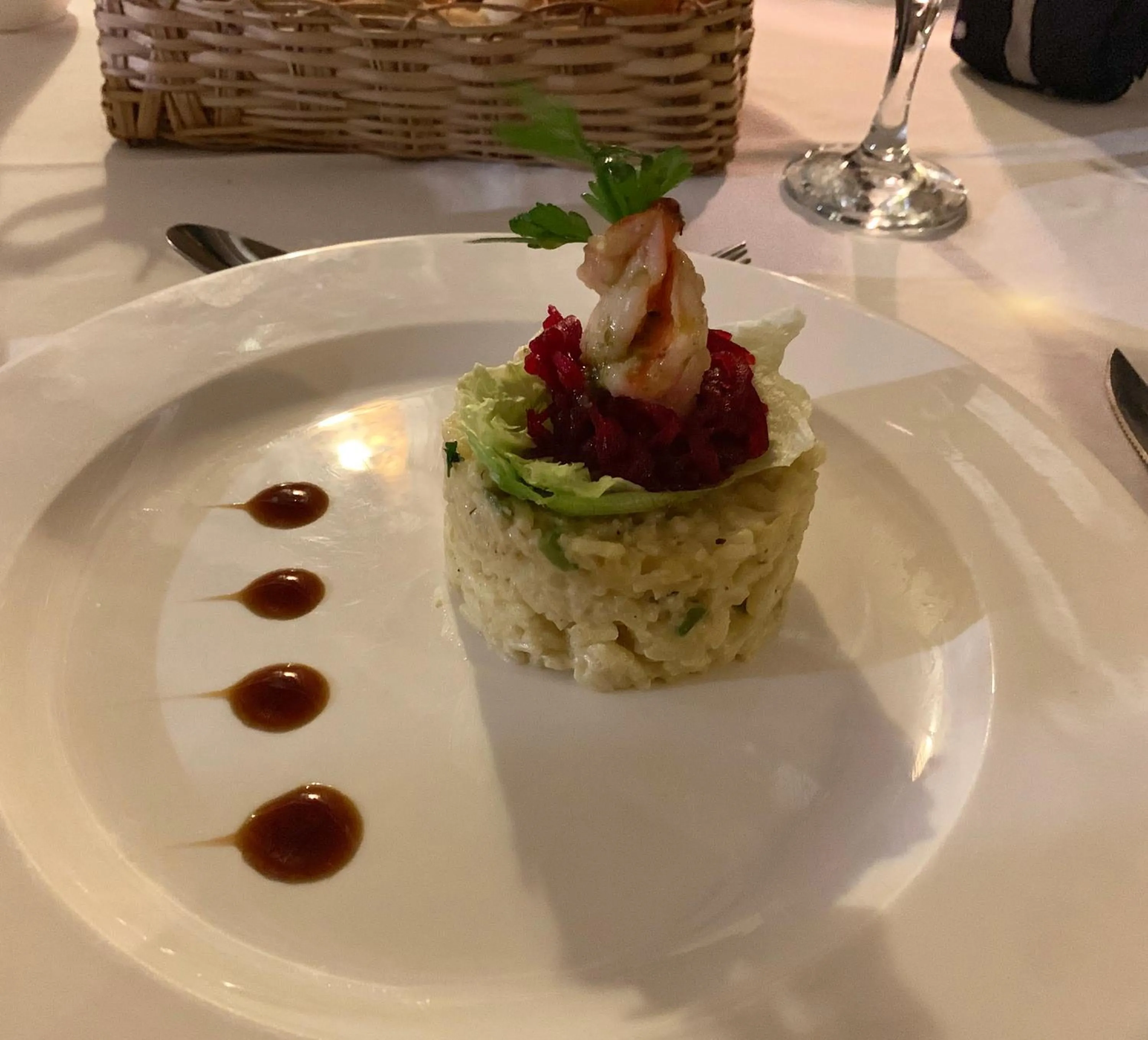 Food and drinks in The Sands Beach Resort