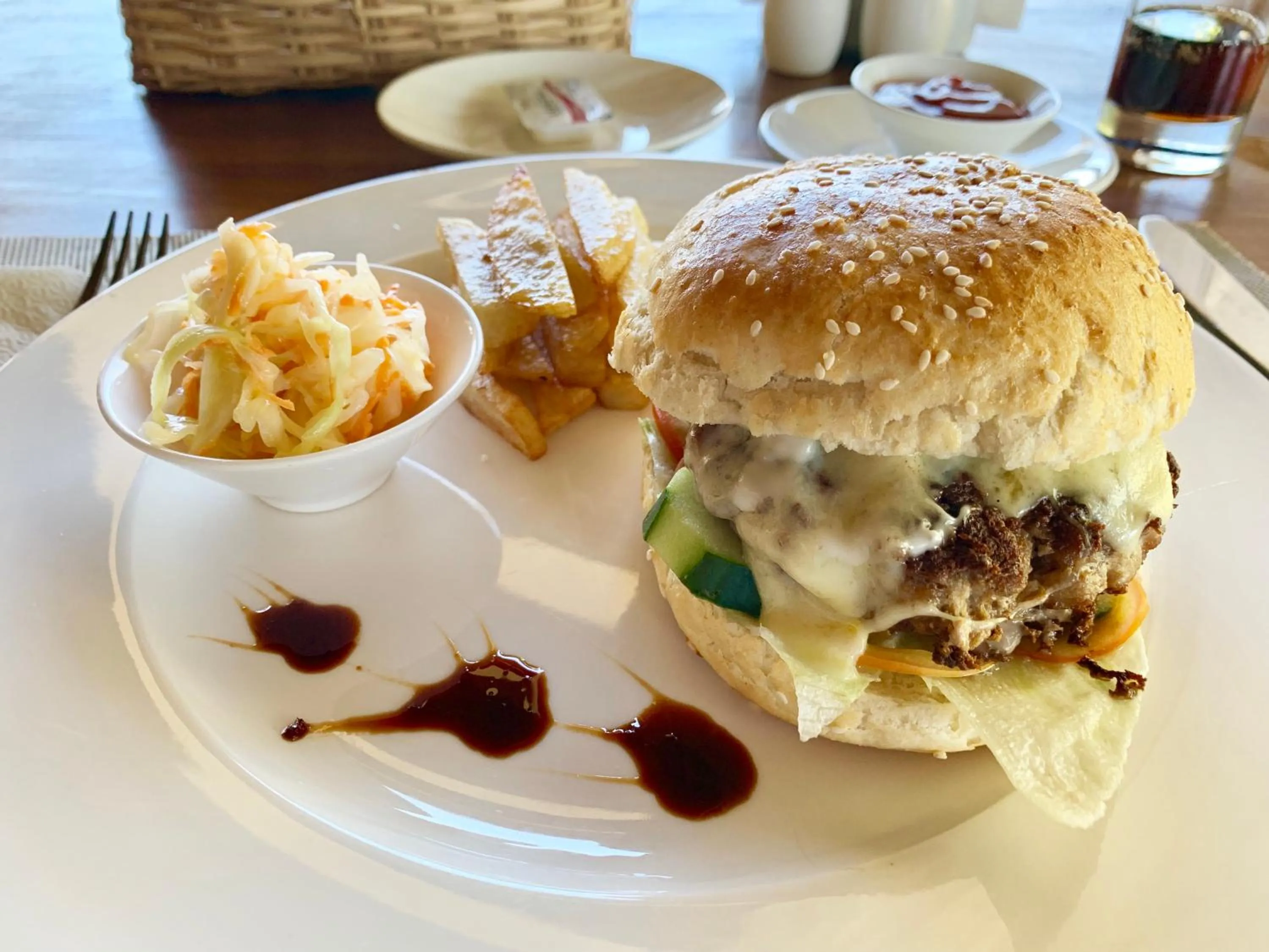 Food and drinks in The Sands Beach Resort