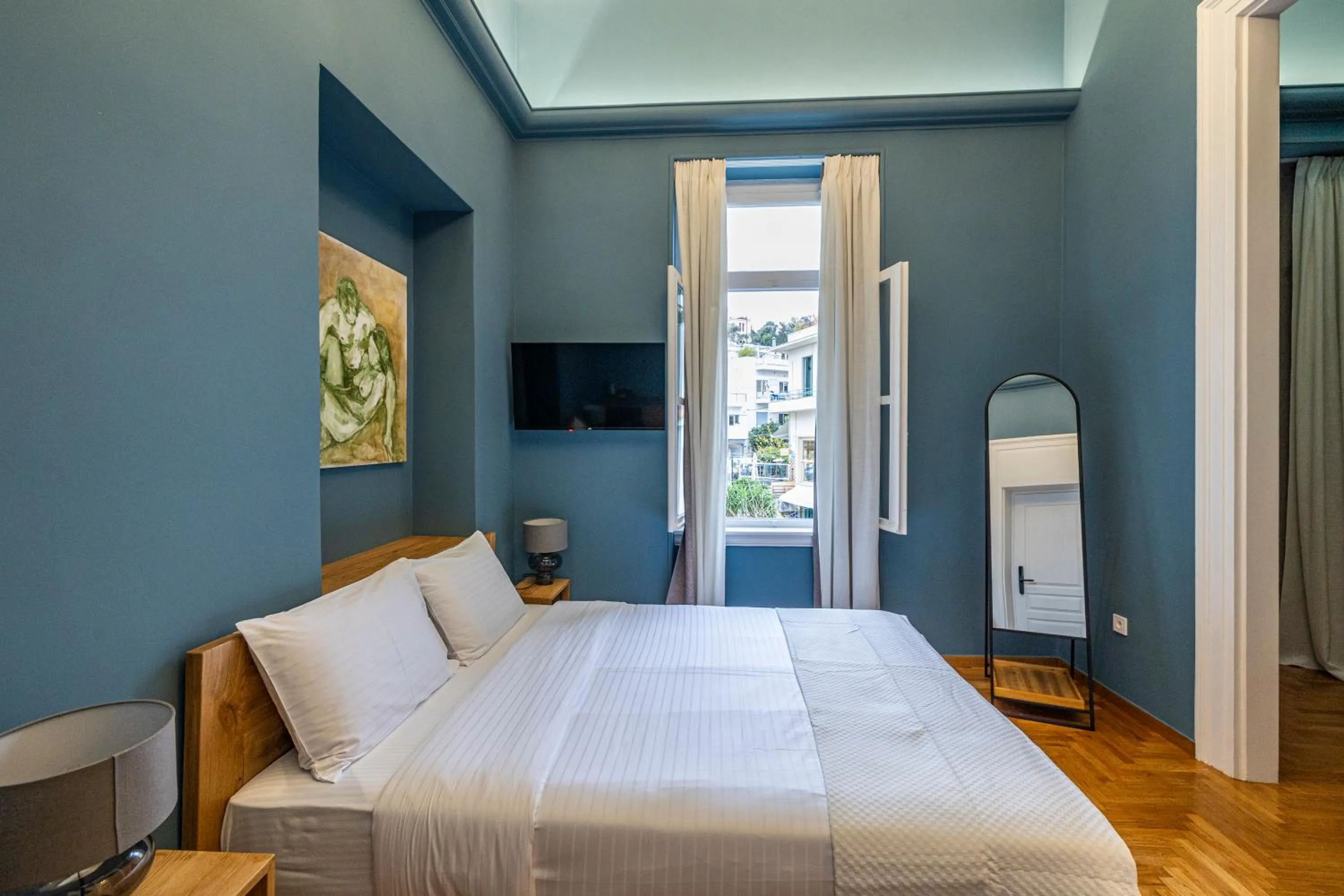 Bedroom, Bed in Iliotropio Athens, Thisio