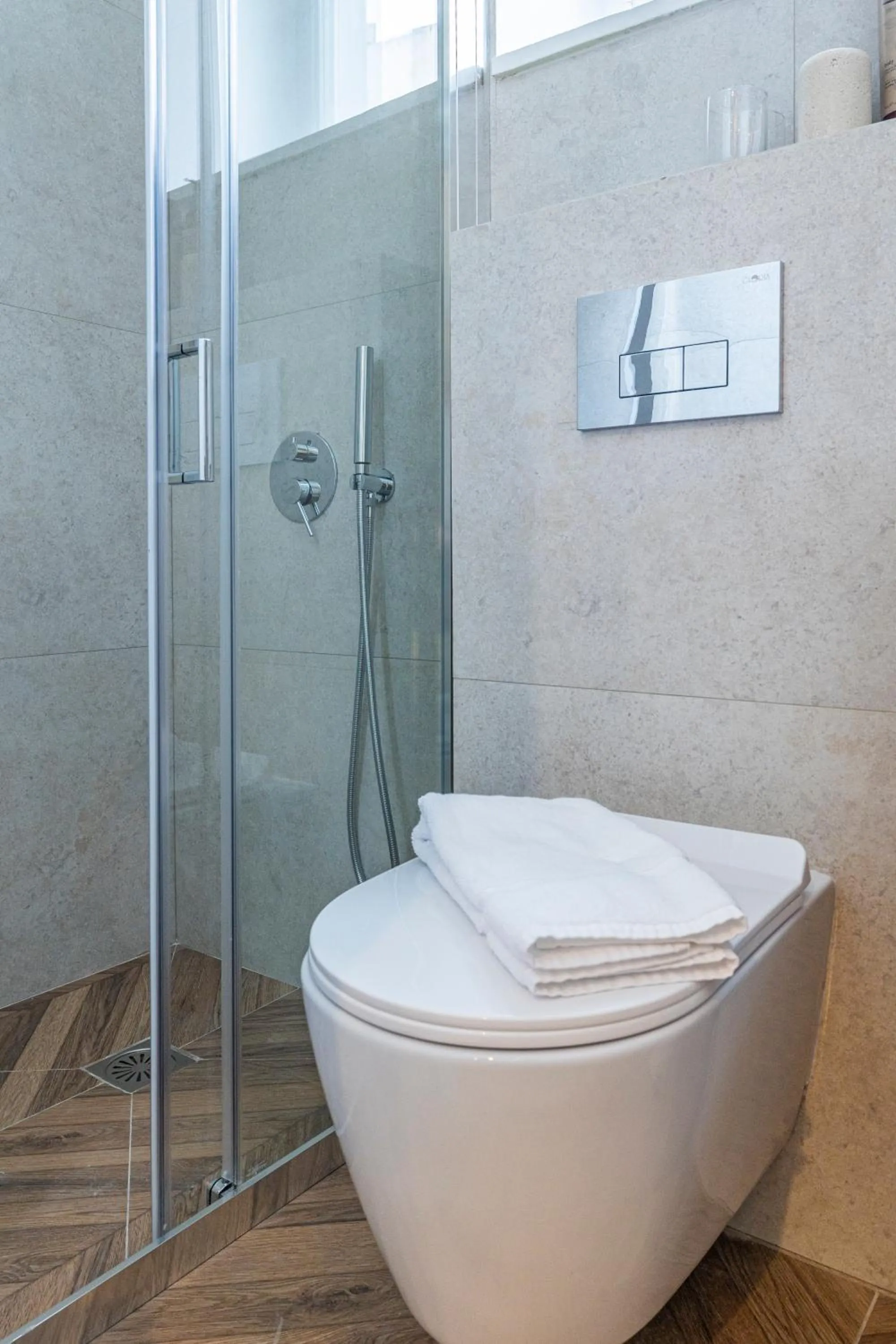 Bathroom in Iliotropio Athens, Thisio