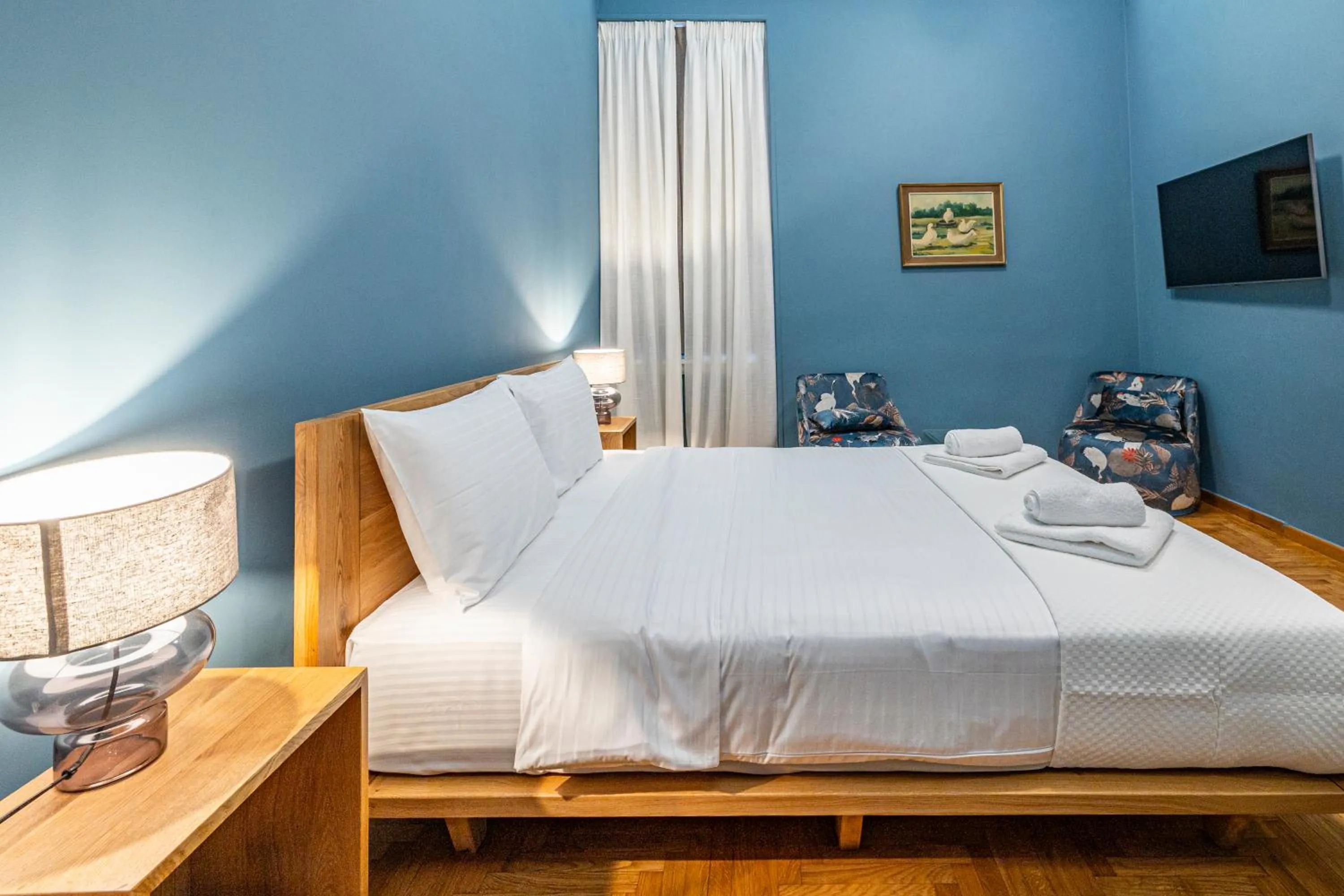 Bed in Iliotropio Athens, Thisio