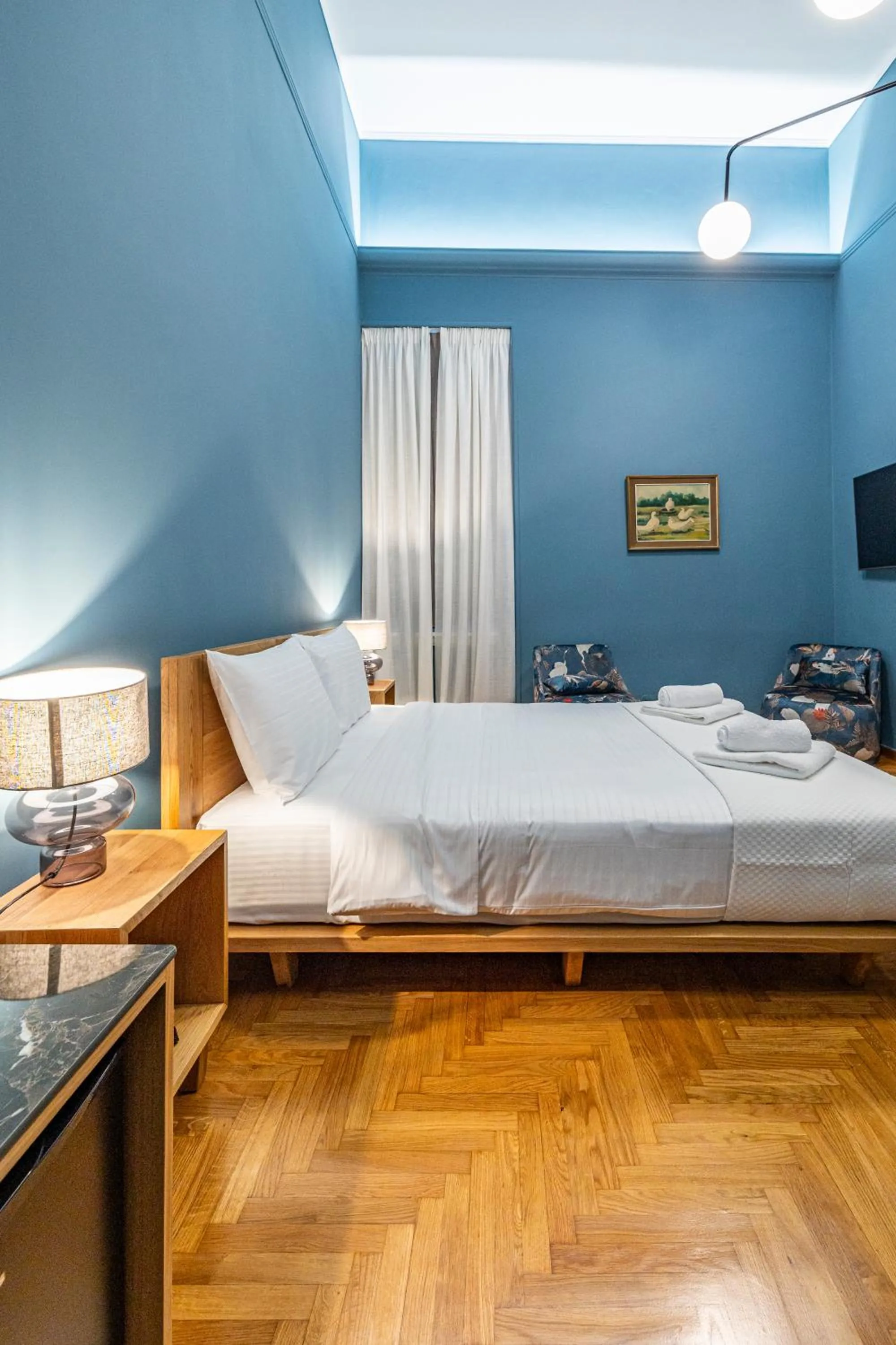 Bed in Iliotropio Athens, Thisio