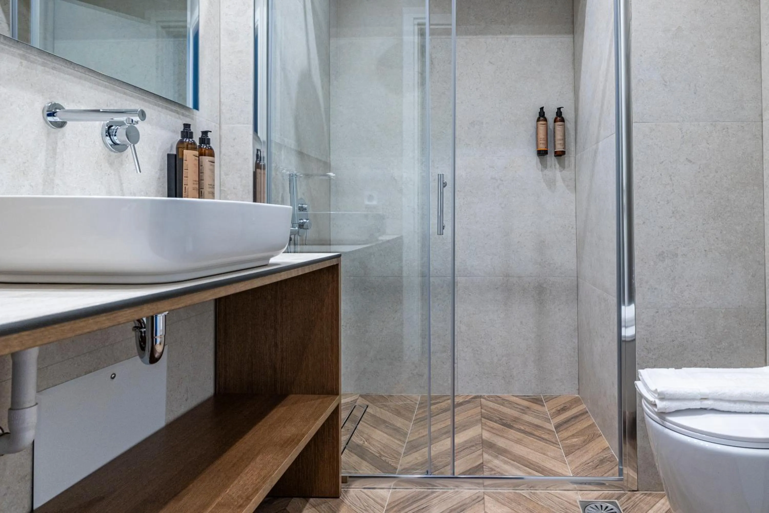 Bathroom in Iliotropio Athens, Thisio