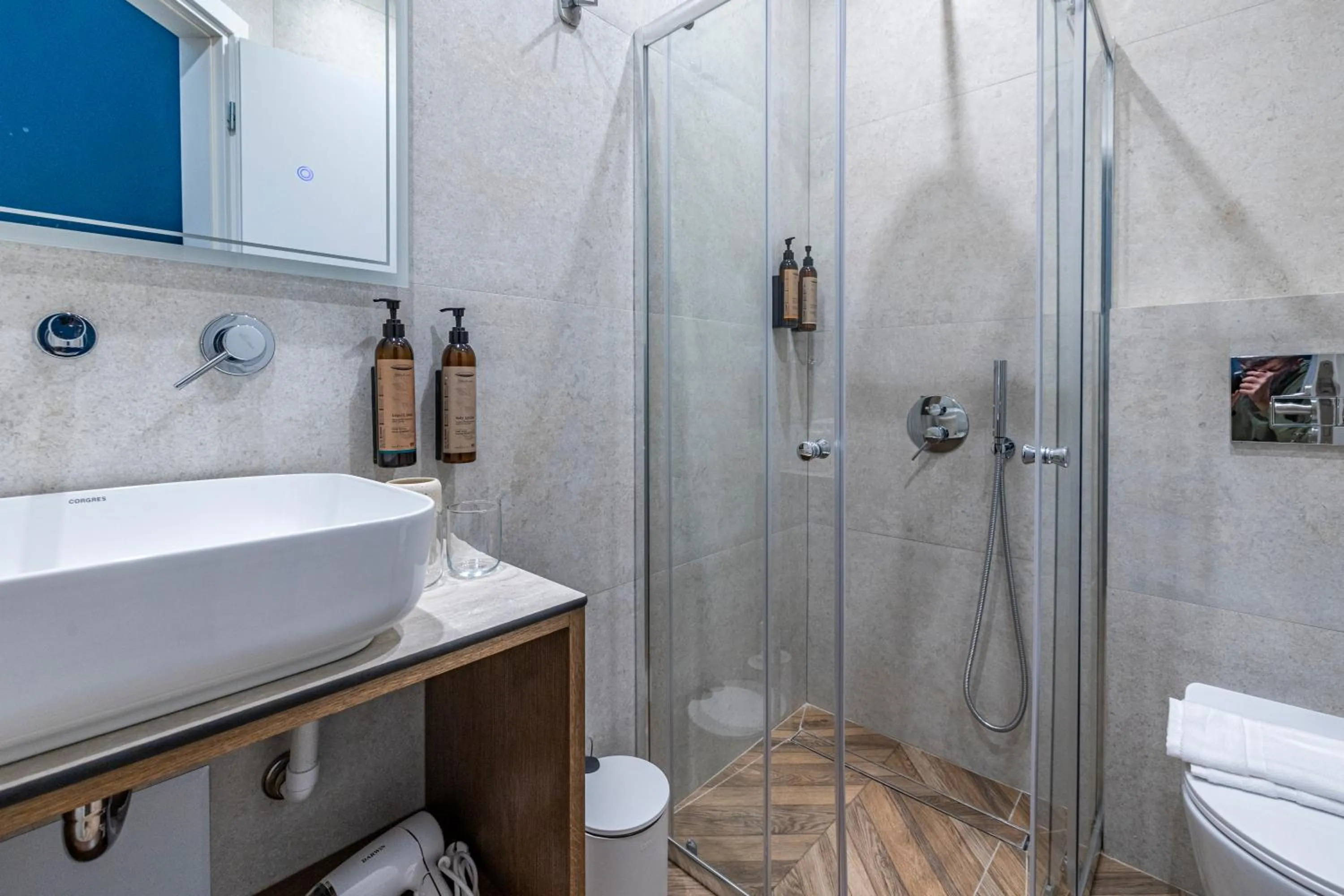 Bathroom in Iliotropio Athens, Thisio