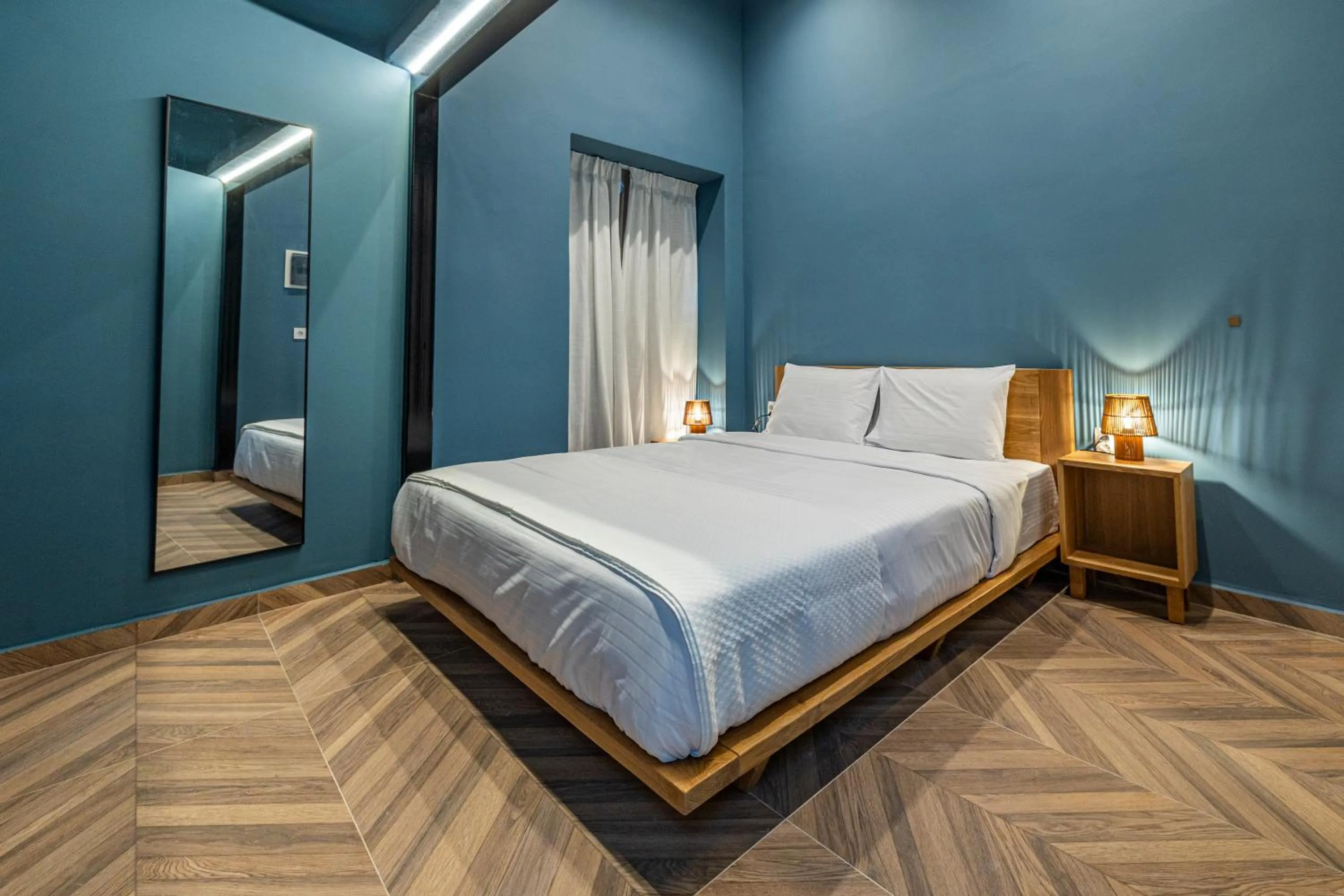 Decorative detail, Bed in Iliotropio Athens, Thisio