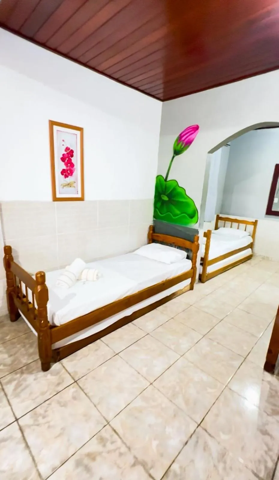 Bed in Pousada Flora Búzios