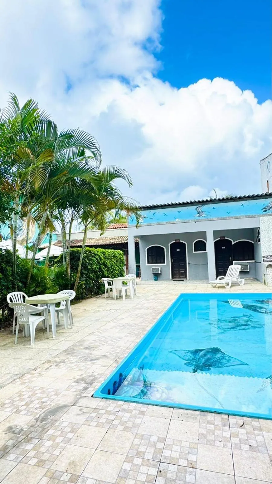 Pool view in Pousada Flora Búzios