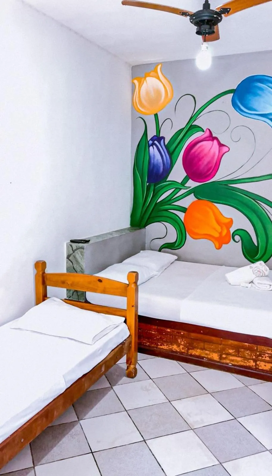 Bed in Pousada Flora Búzios