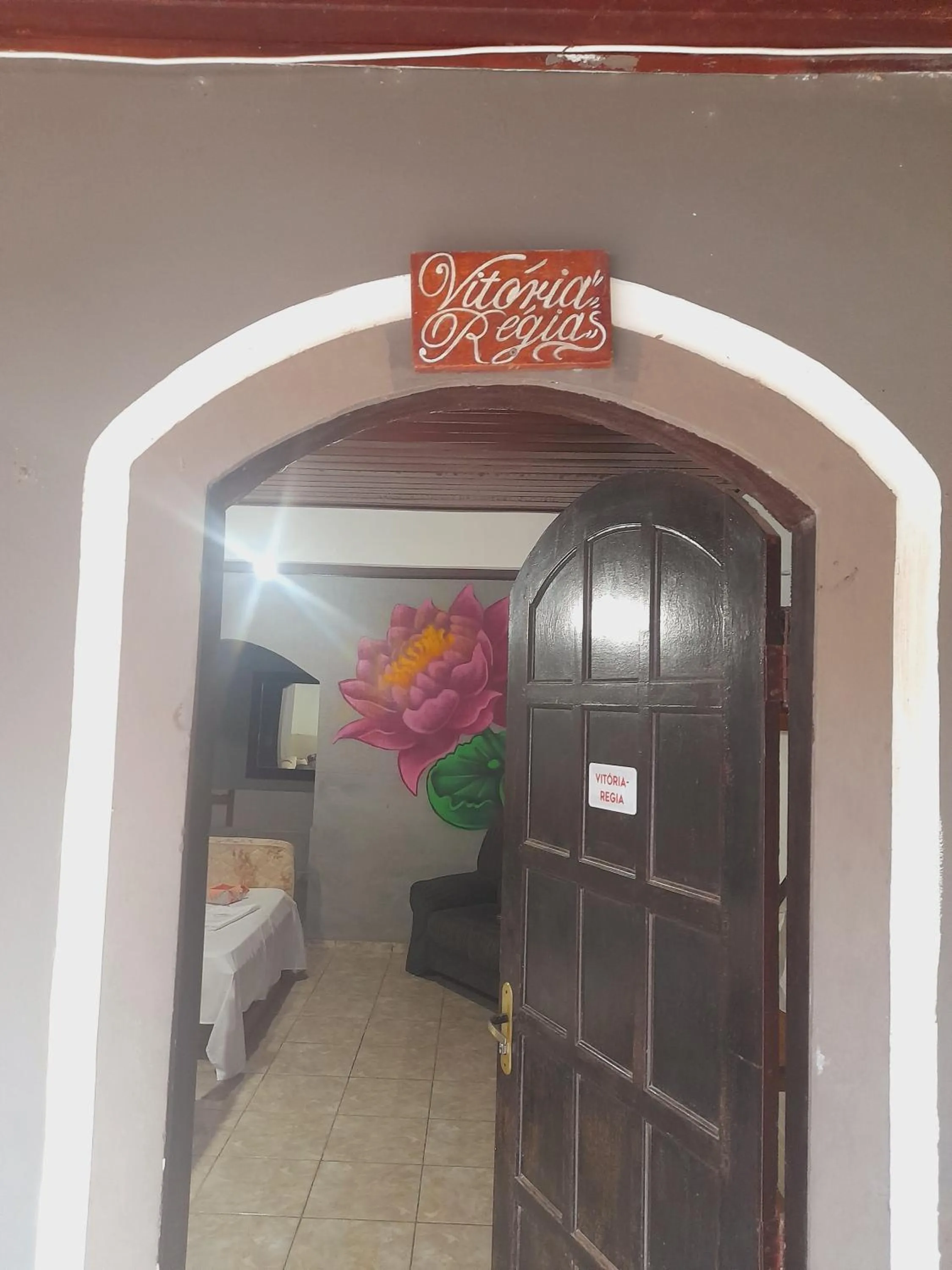 Decorative detail, Bed in Pousada Flora Búzios