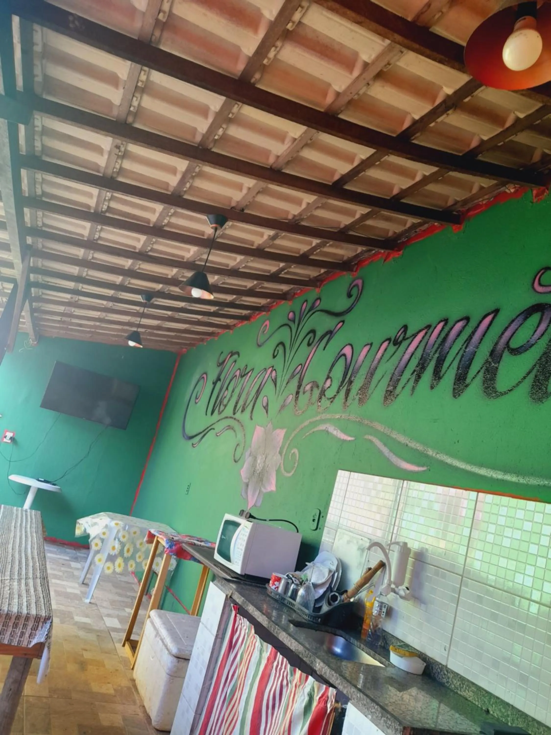 BBQ facilities in Pousada Flora Búzios