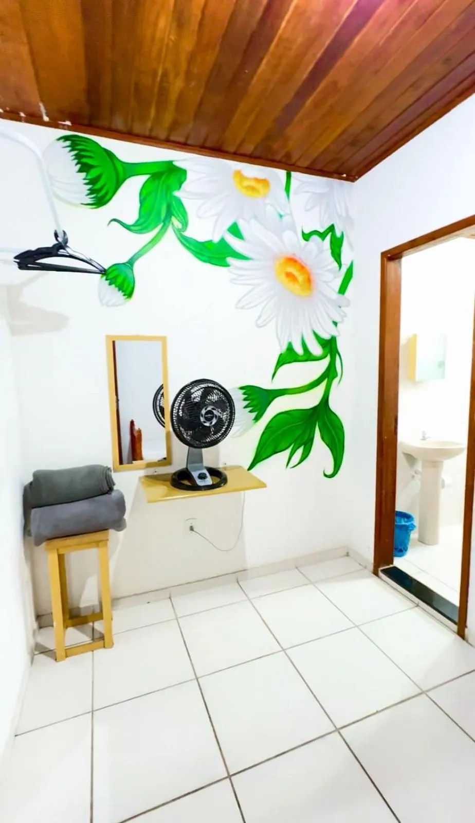 Decorative detail in Pousada Flora Búzios