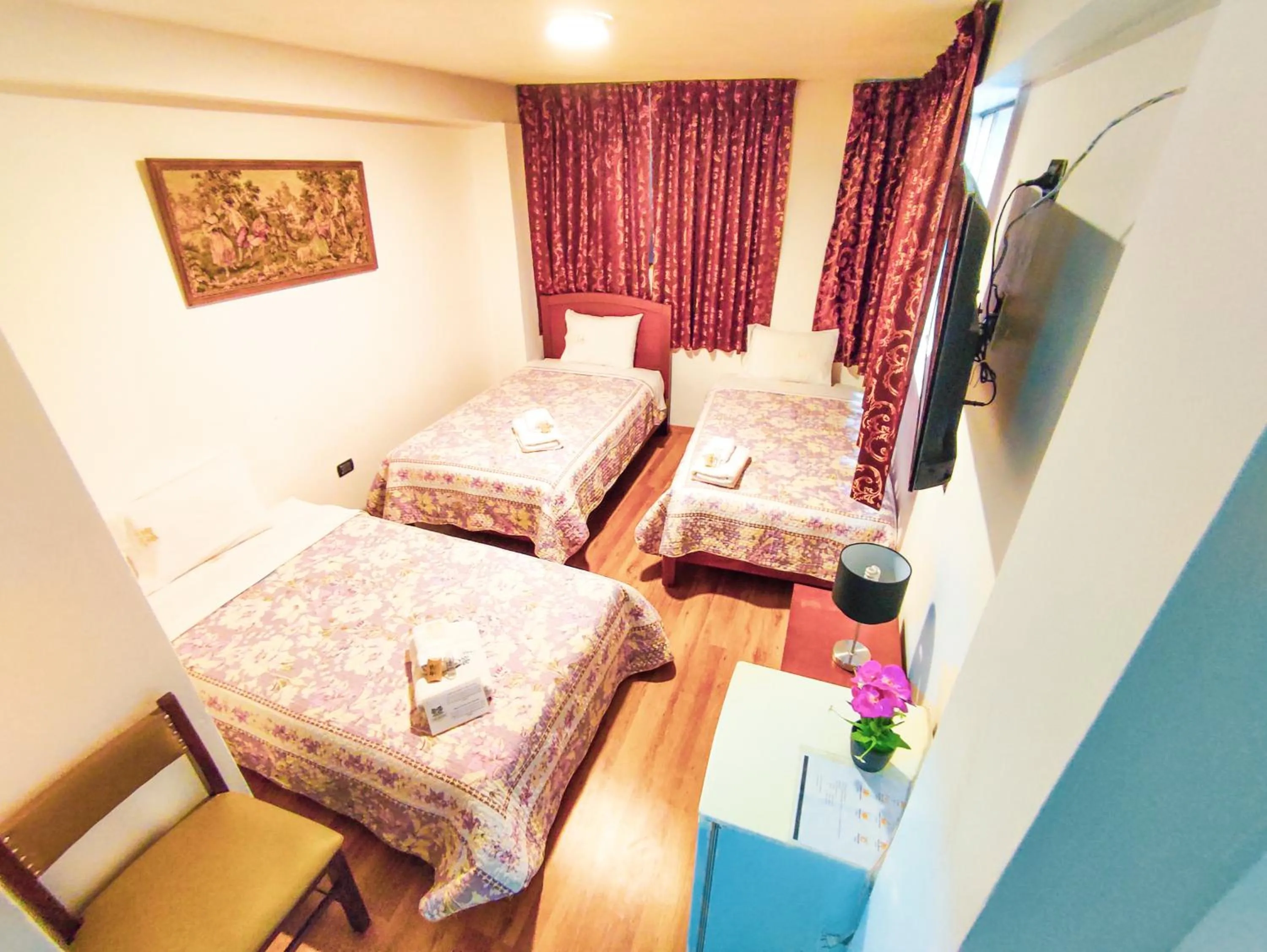 Bed in Hotel Los Reyes