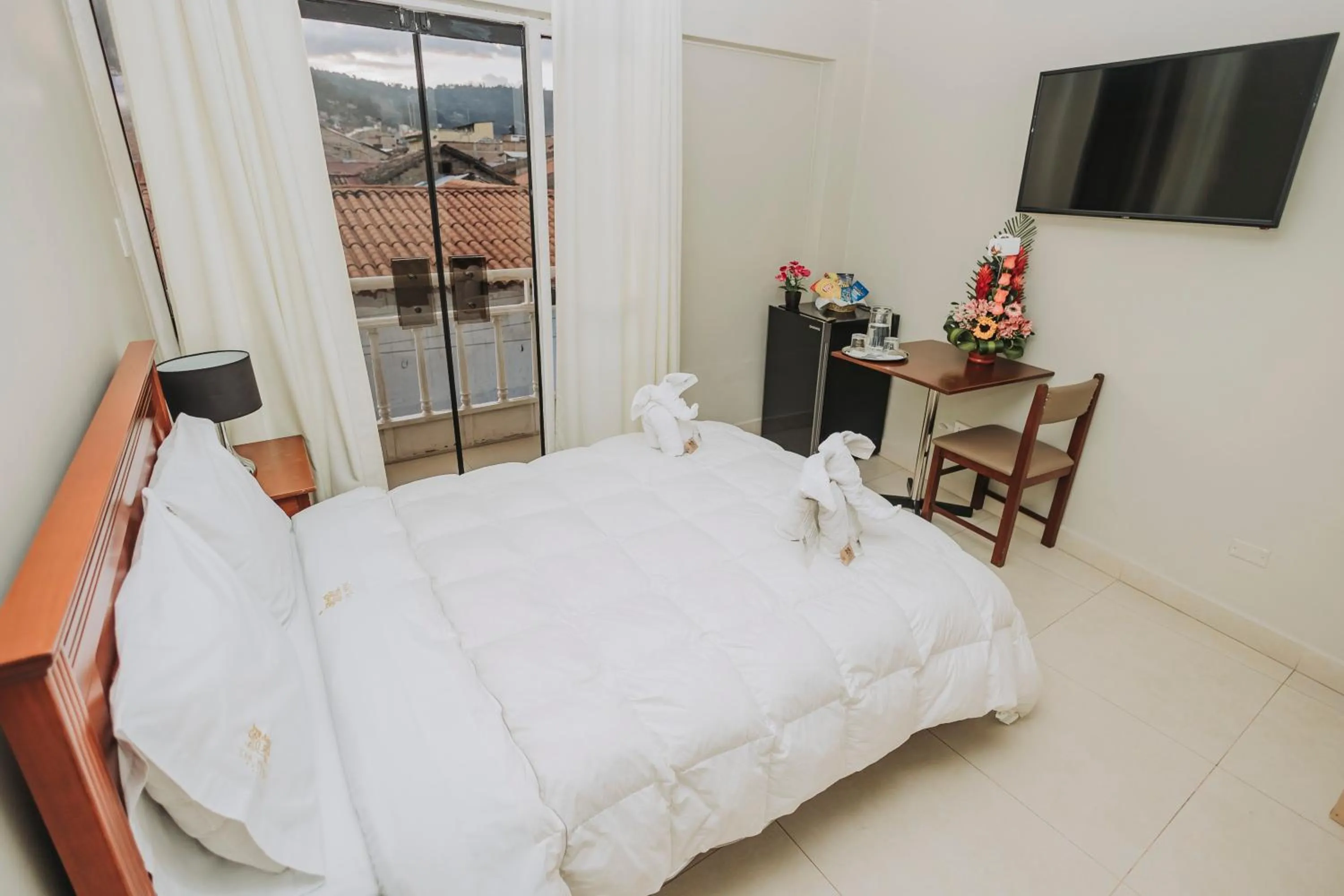 Bed in Hotel Los Reyes