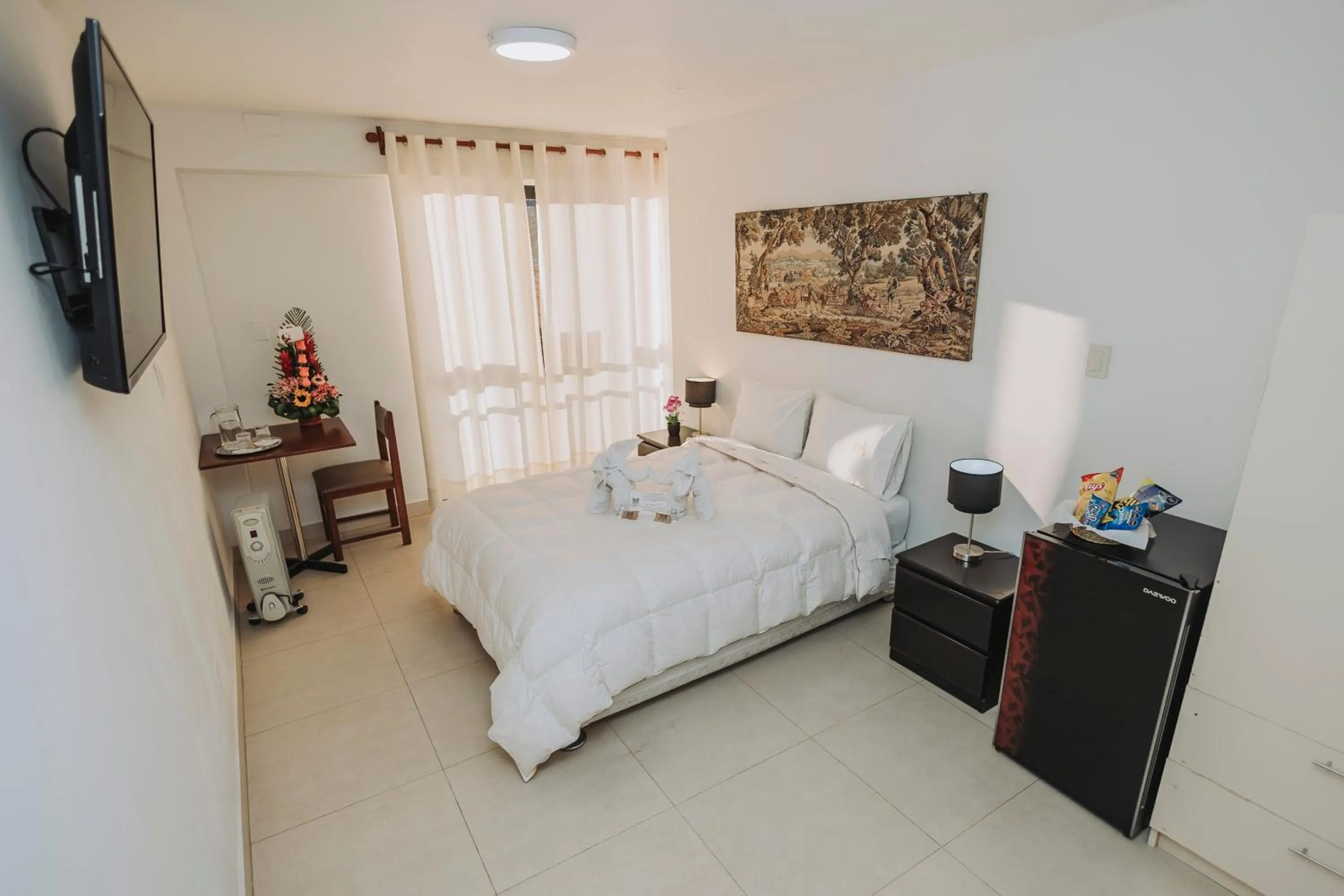 Bed in Hotel Los Reyes