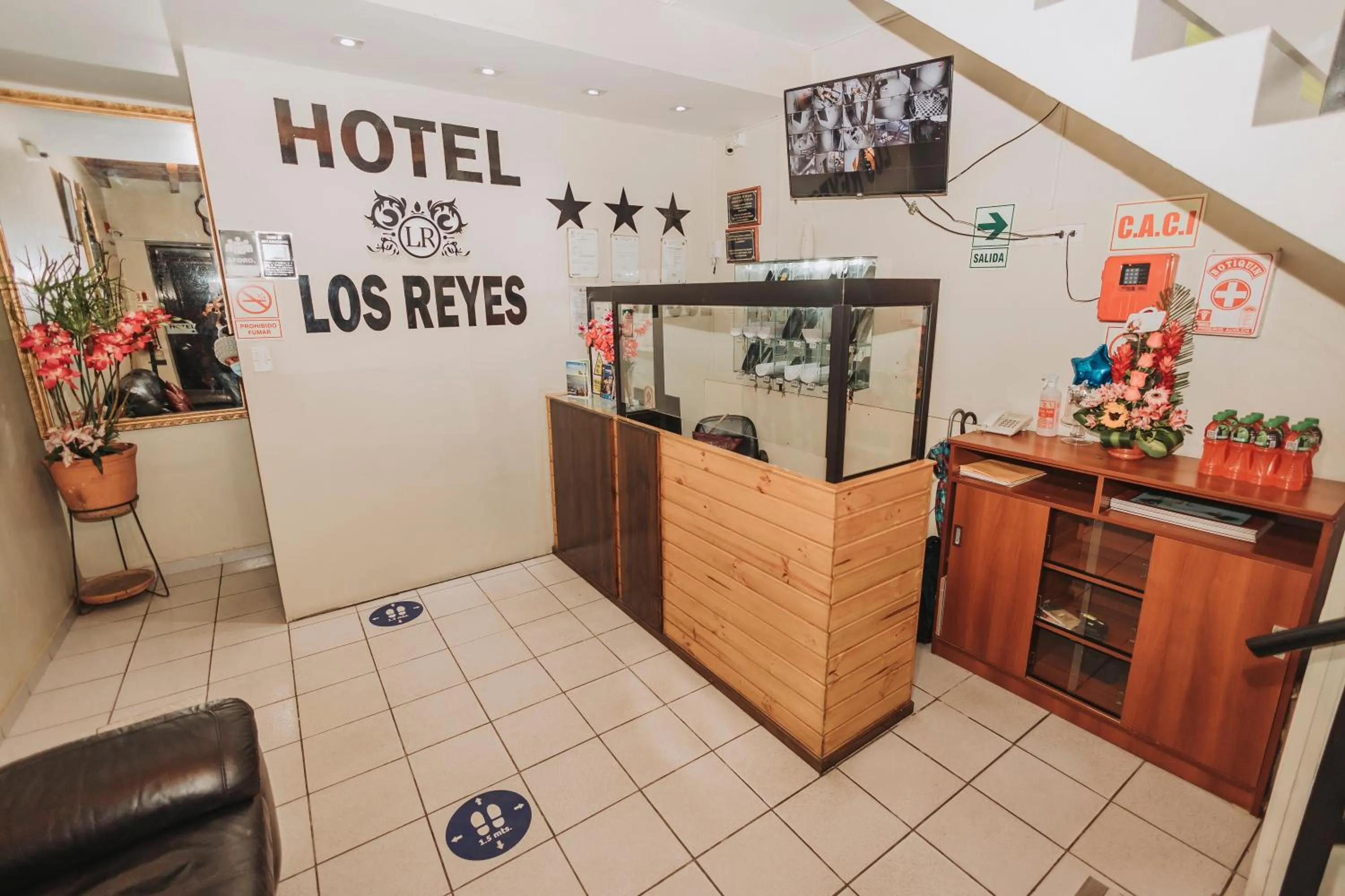 Lobby or reception in Hotel Los Reyes