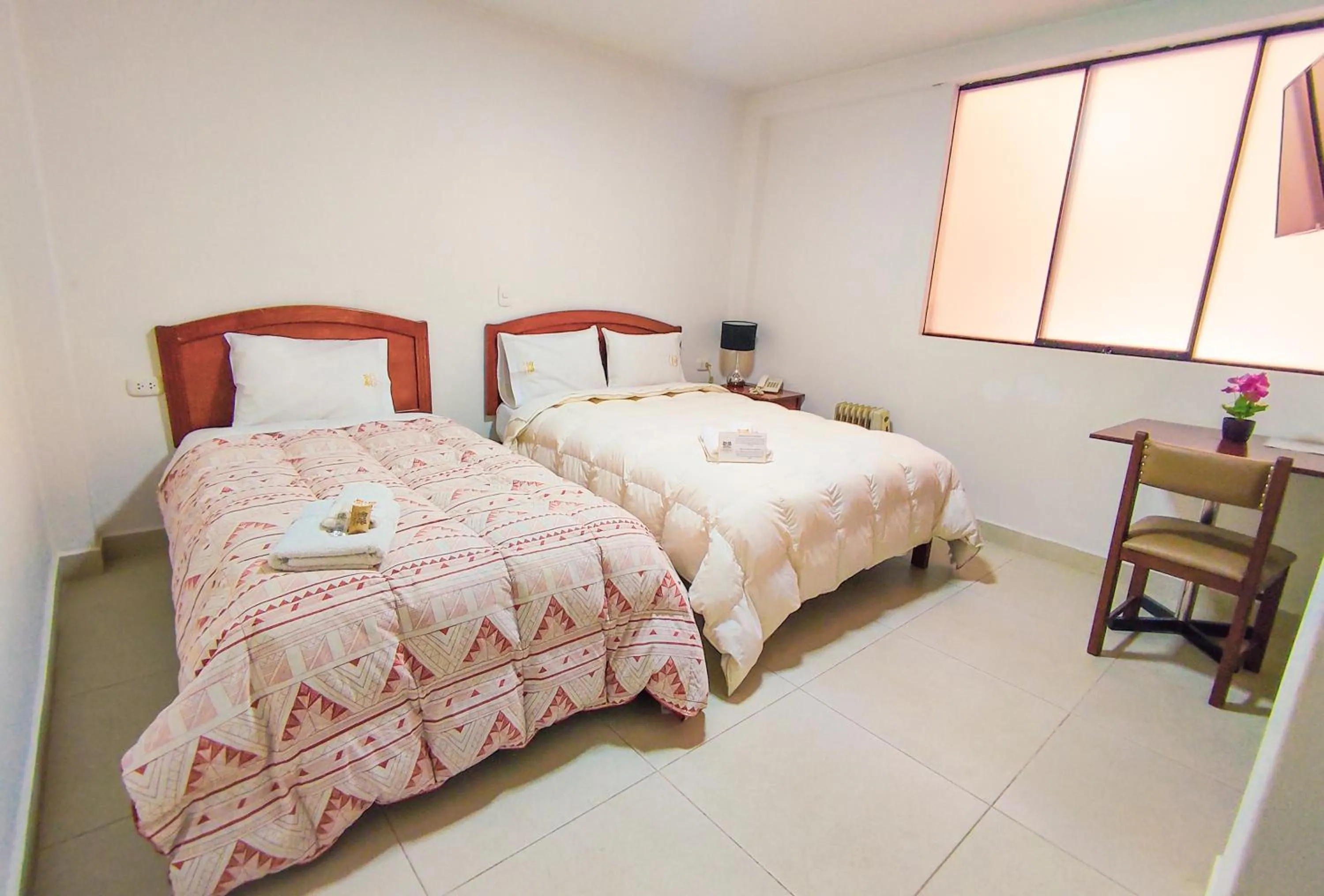 Bed in Hotel Los Reyes