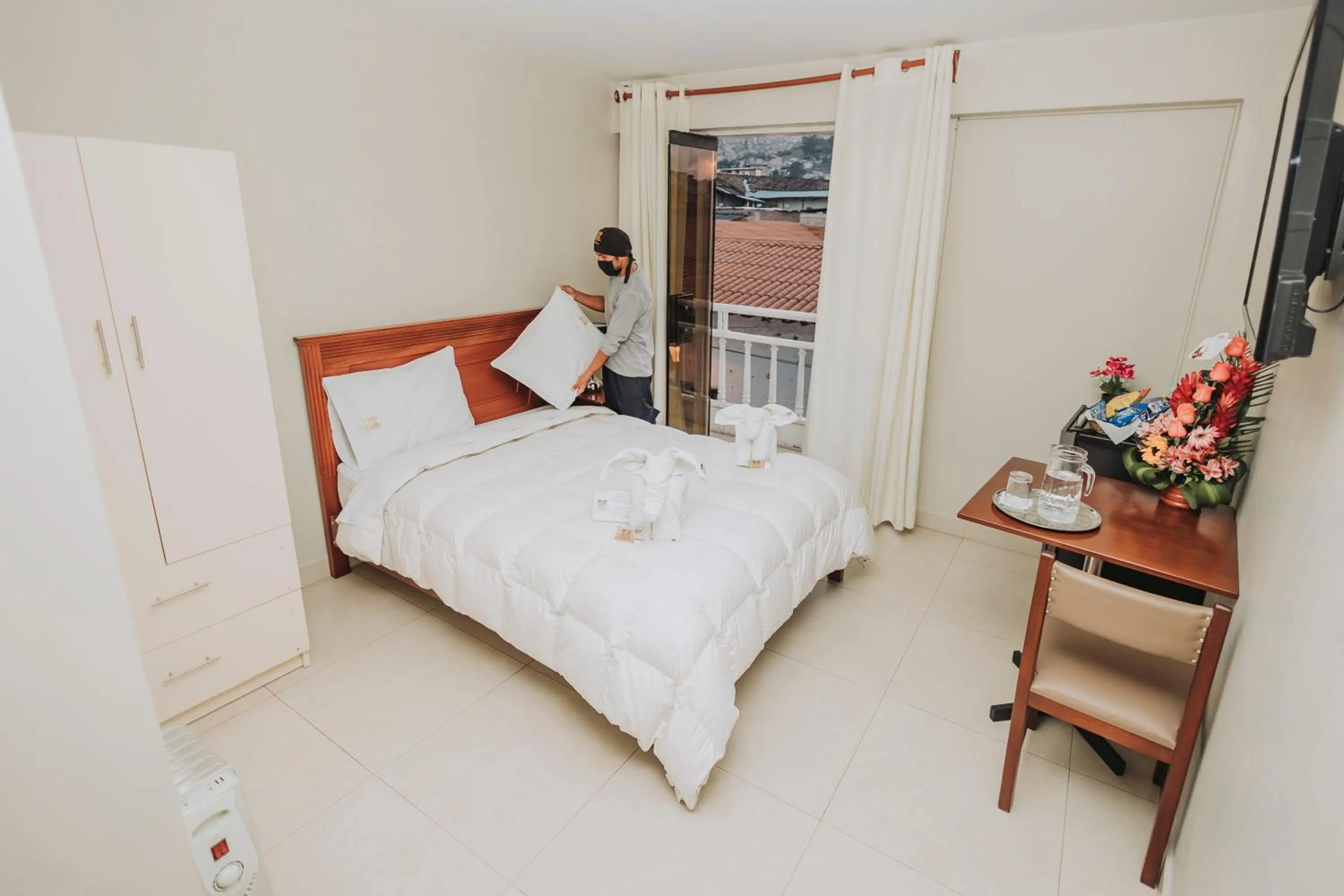 Bed in Hotel Los Reyes