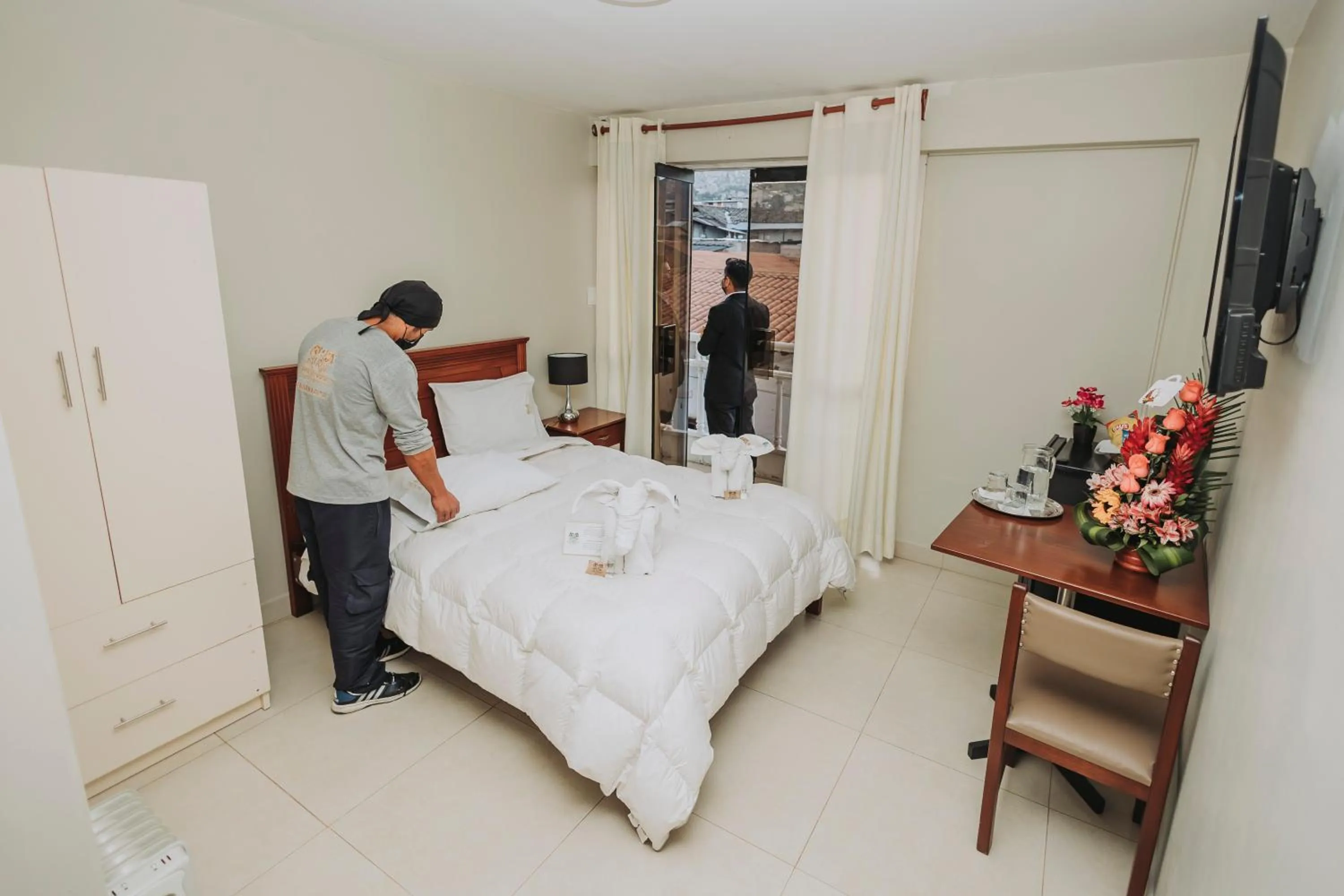 Bed in Hotel Los Reyes