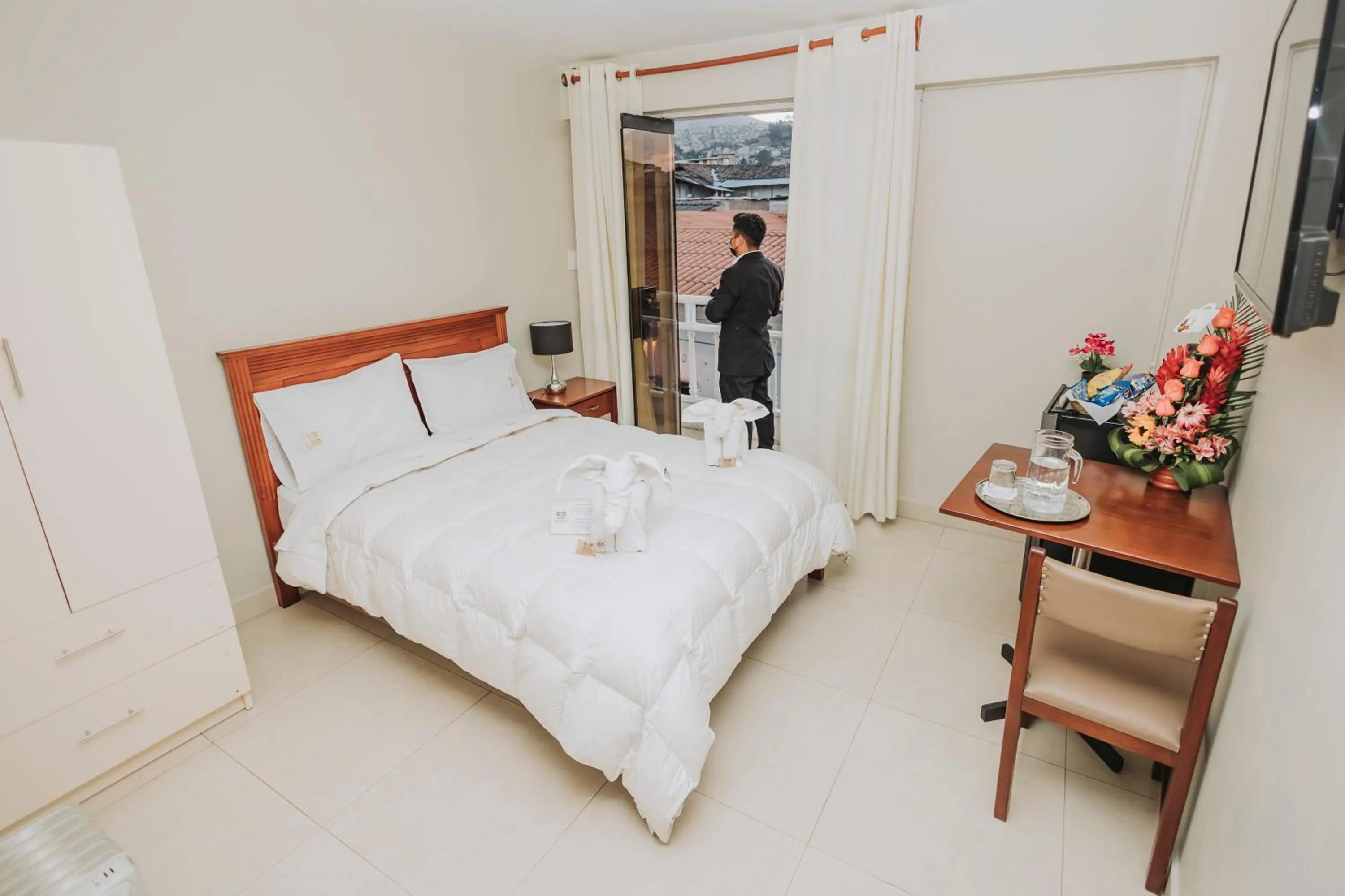 Bed in Hotel Los Reyes