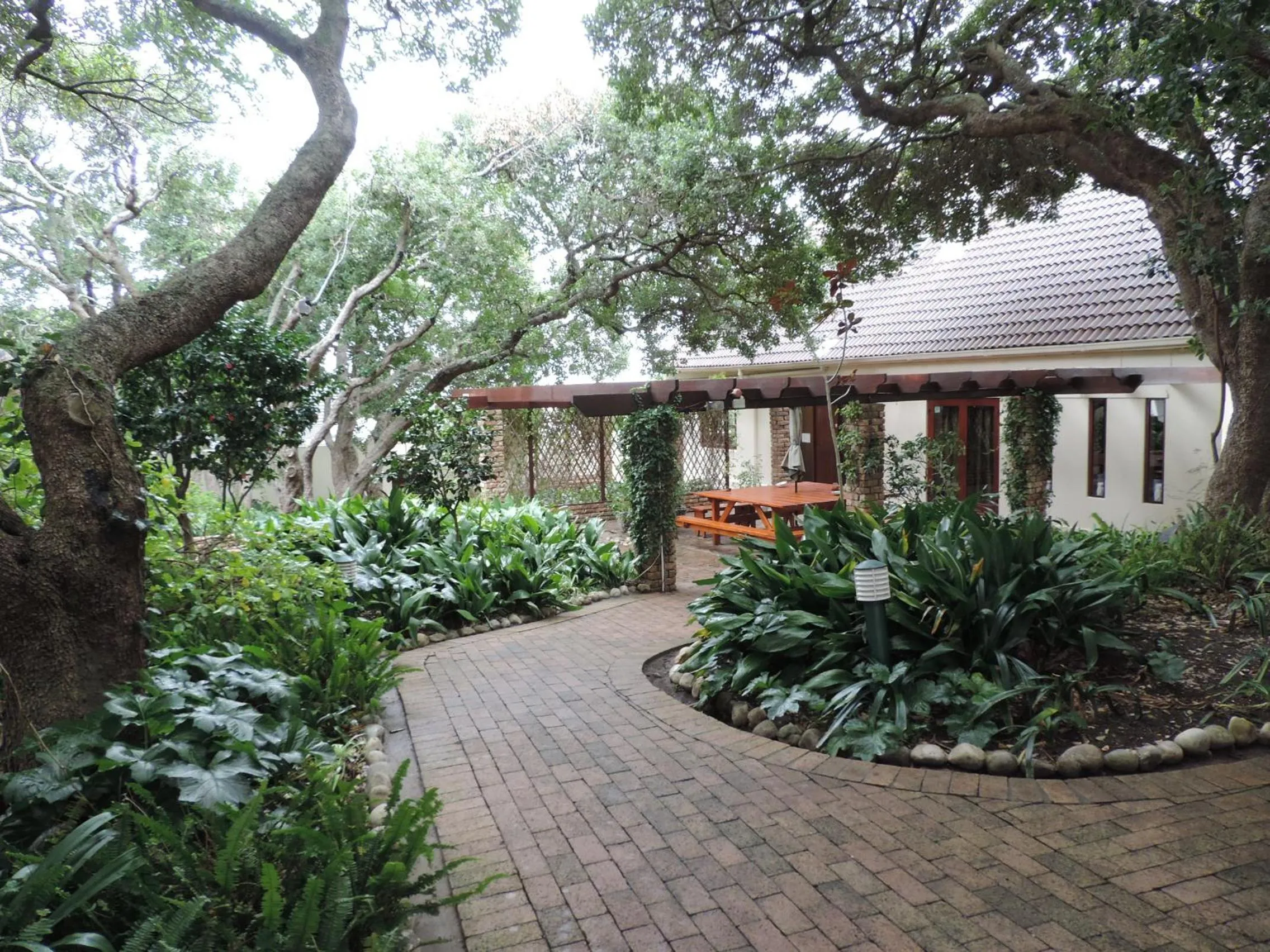 Patio in Milkwood Lodge