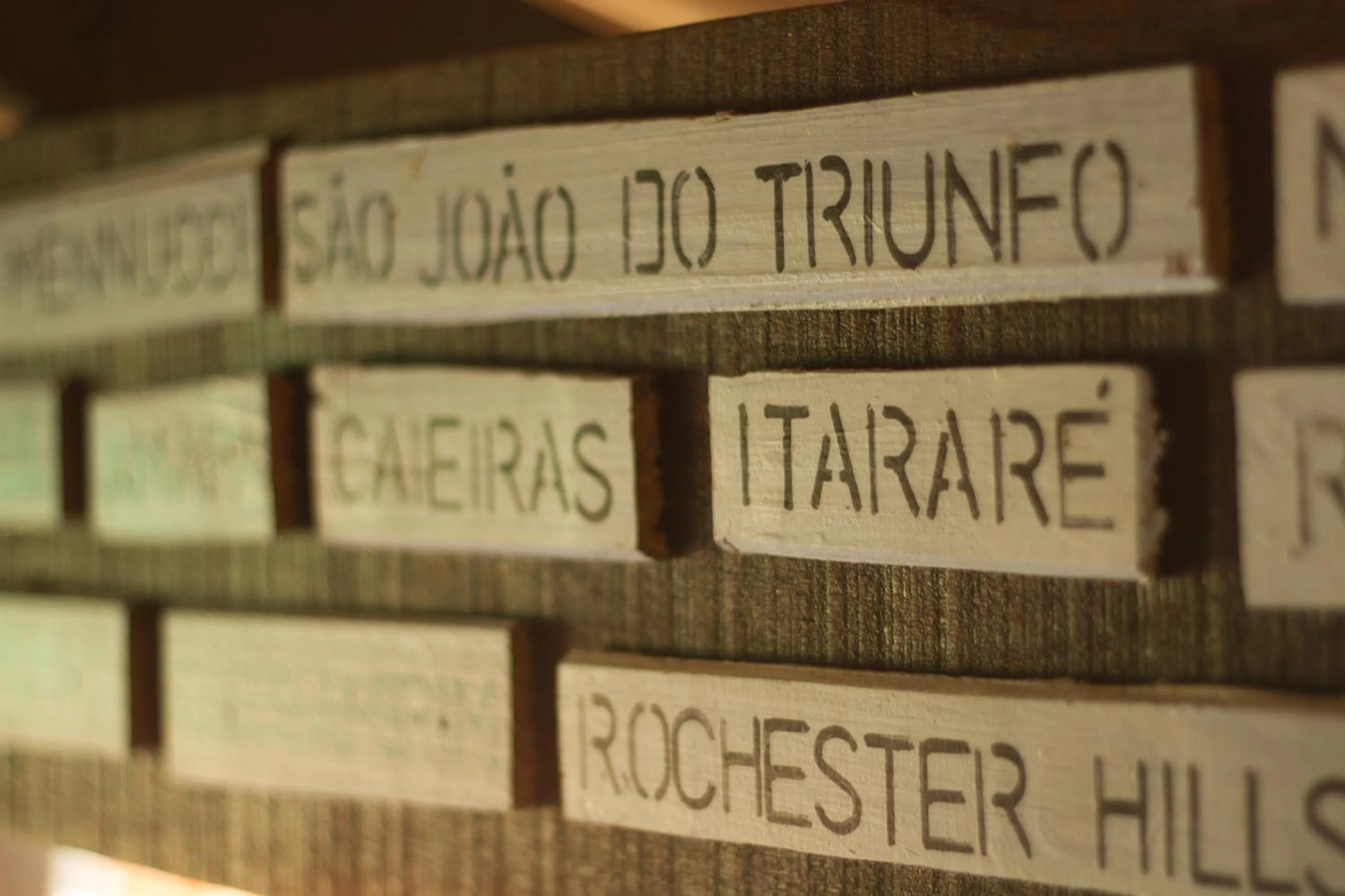 Decorative detail in Pousada Recanto das Cores