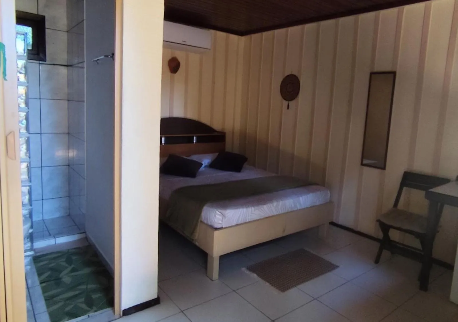 Bed in Pousada Recanto das Cores