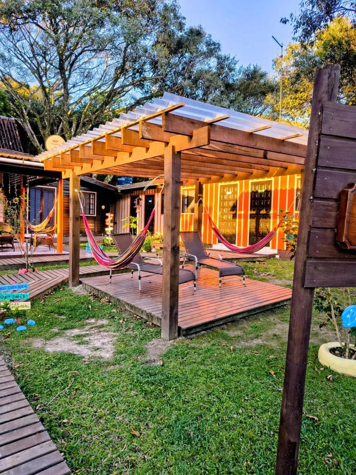 Patio in Pousada Recanto das Cores