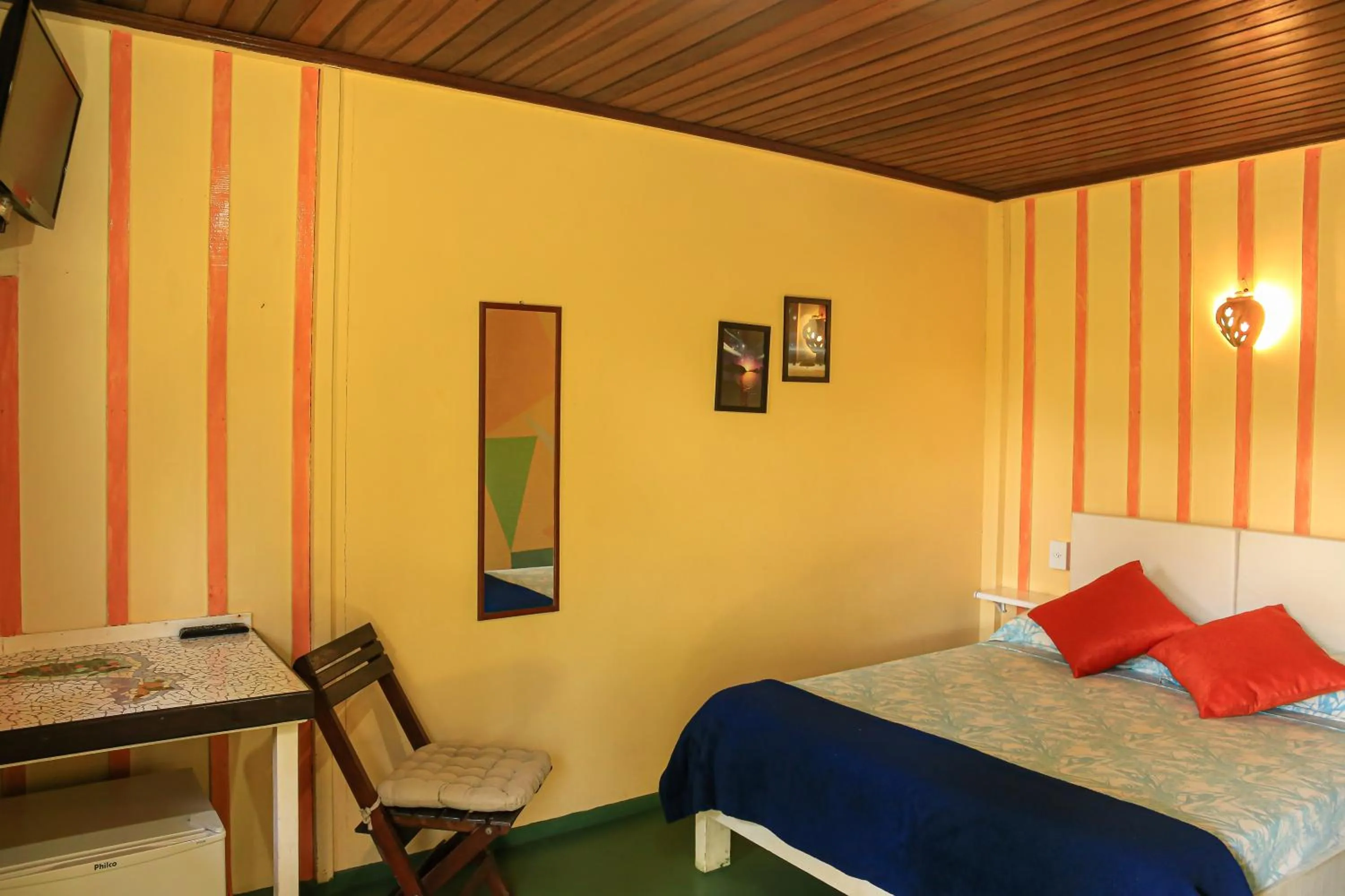 Bed in Pousada Recanto das Cores