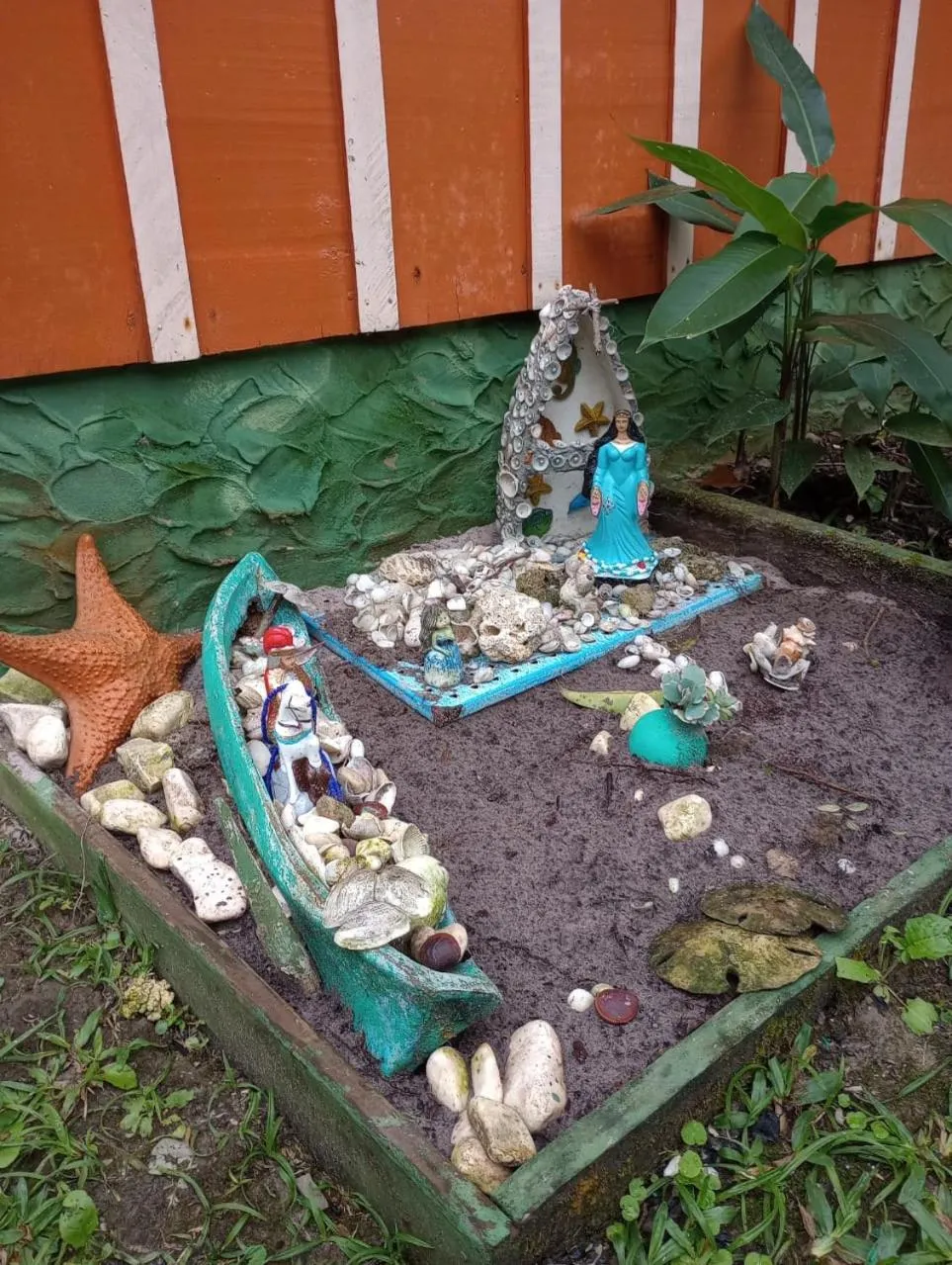 Decorative detail in Pousada Recanto das Cores