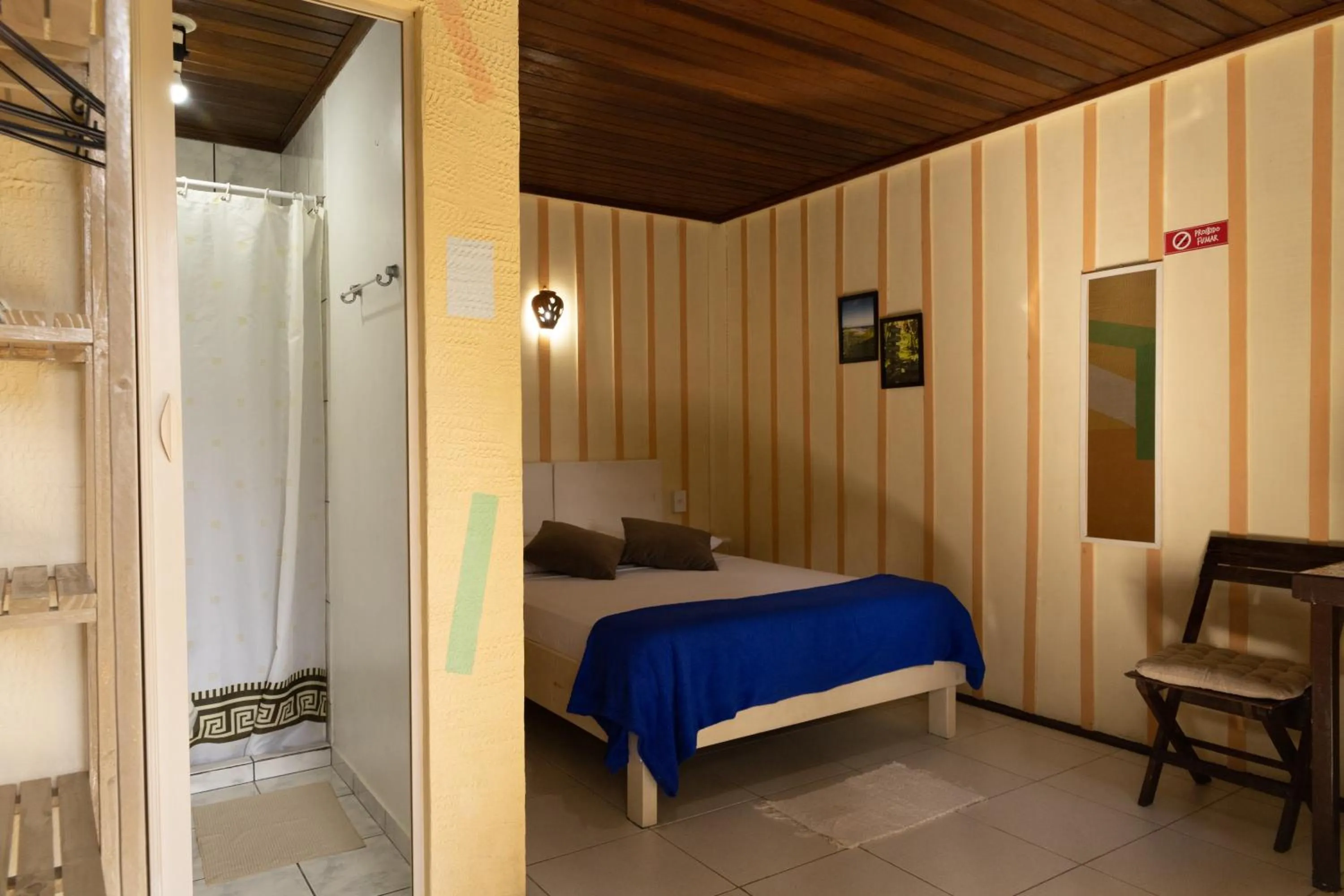 Bedroom, Bed in Pousada Recanto das Cores