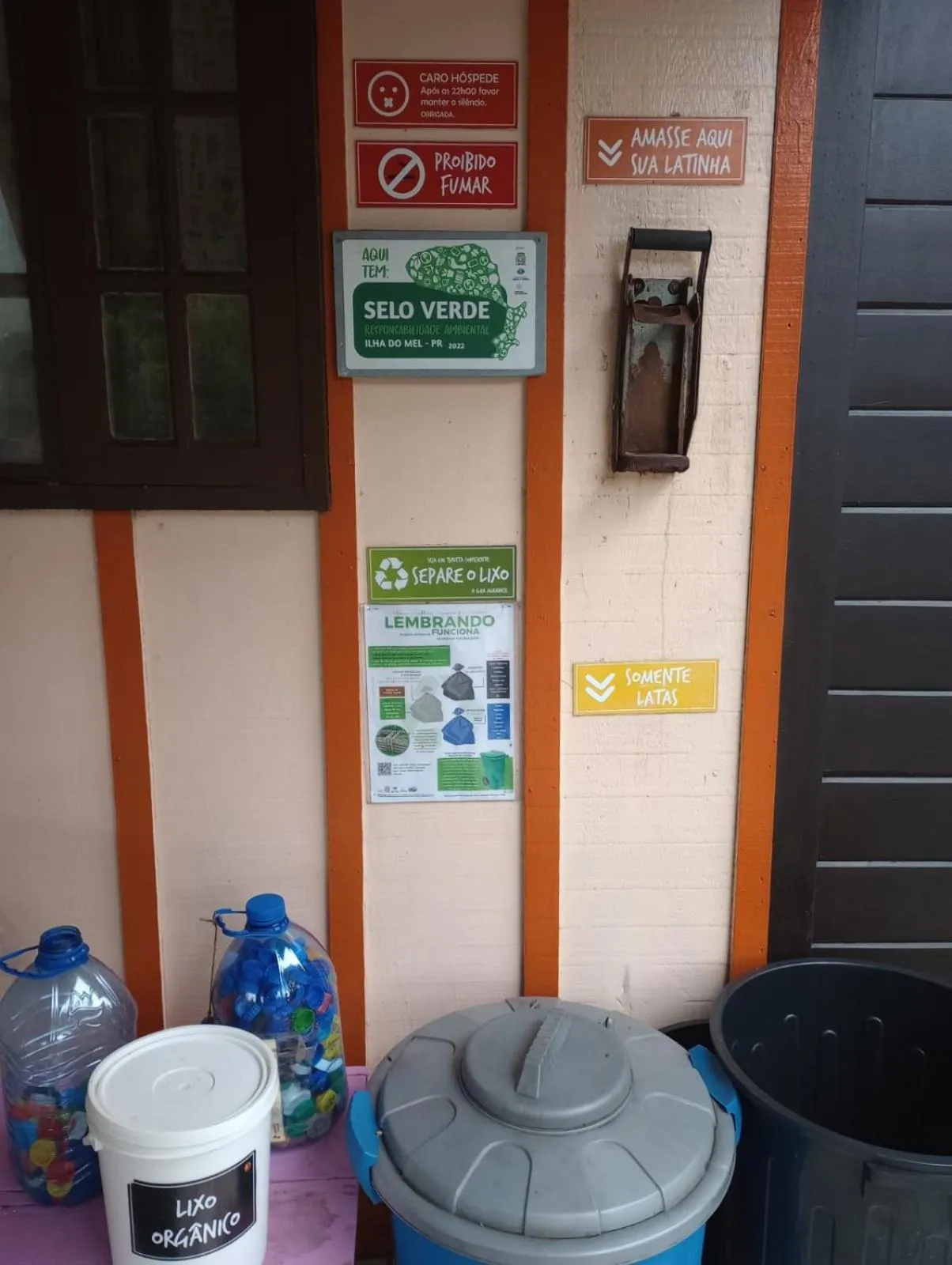 Decorative detail in Pousada Recanto das Cores