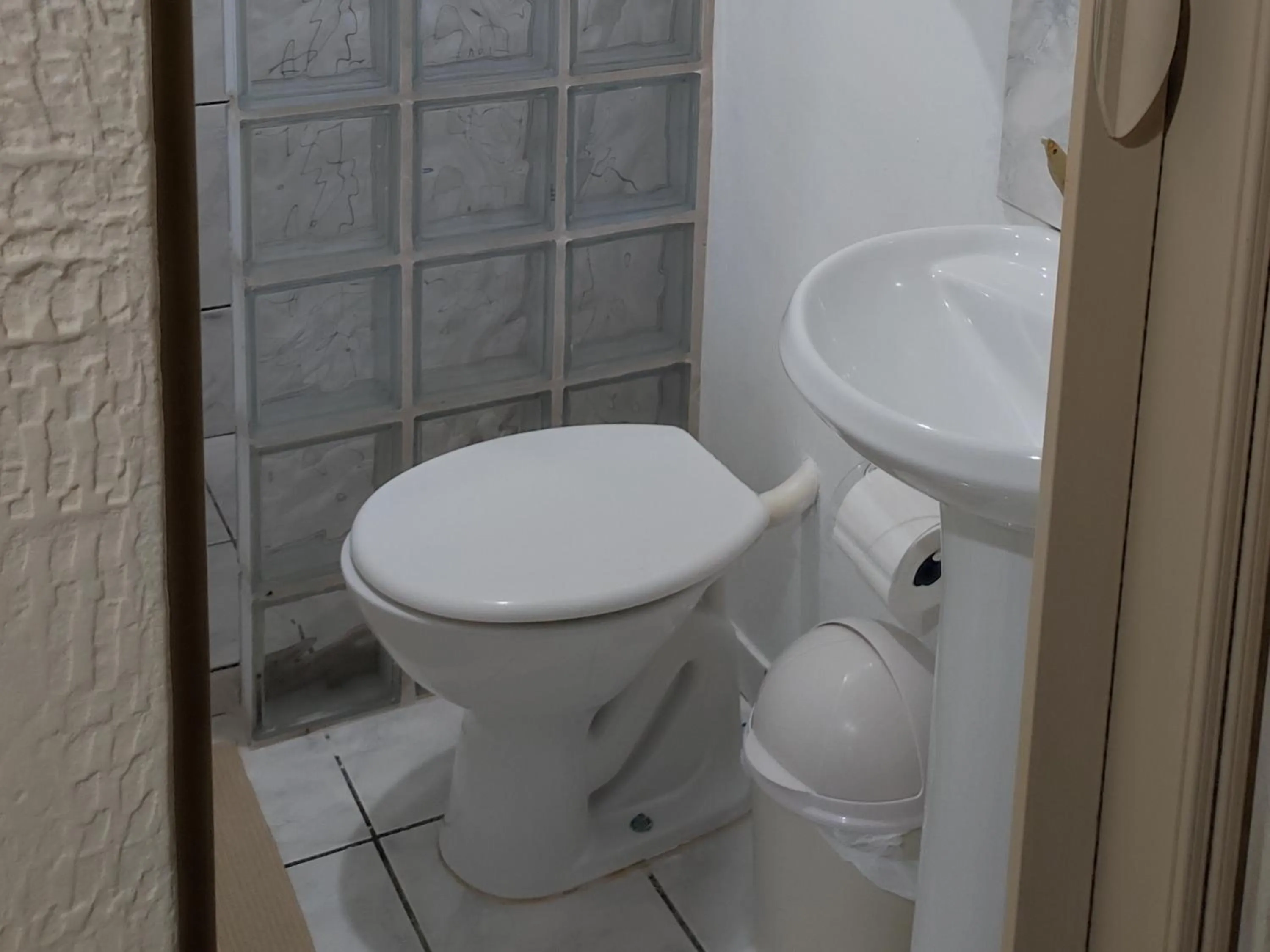 Bathroom in Pousada Recanto das Cores